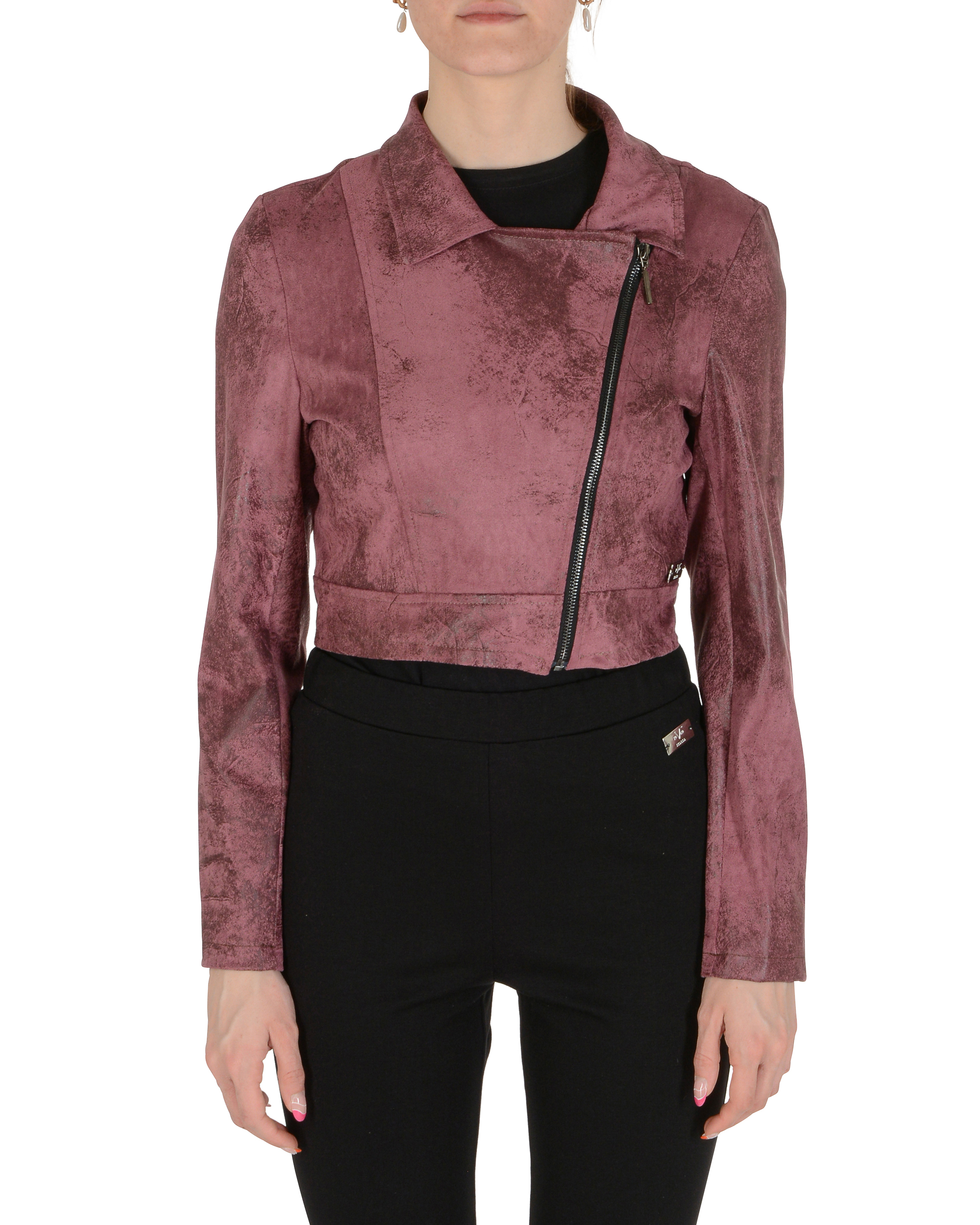 19V69 Italia Chaqueta Mujer Hibiscus CHIODO HIBISCUS