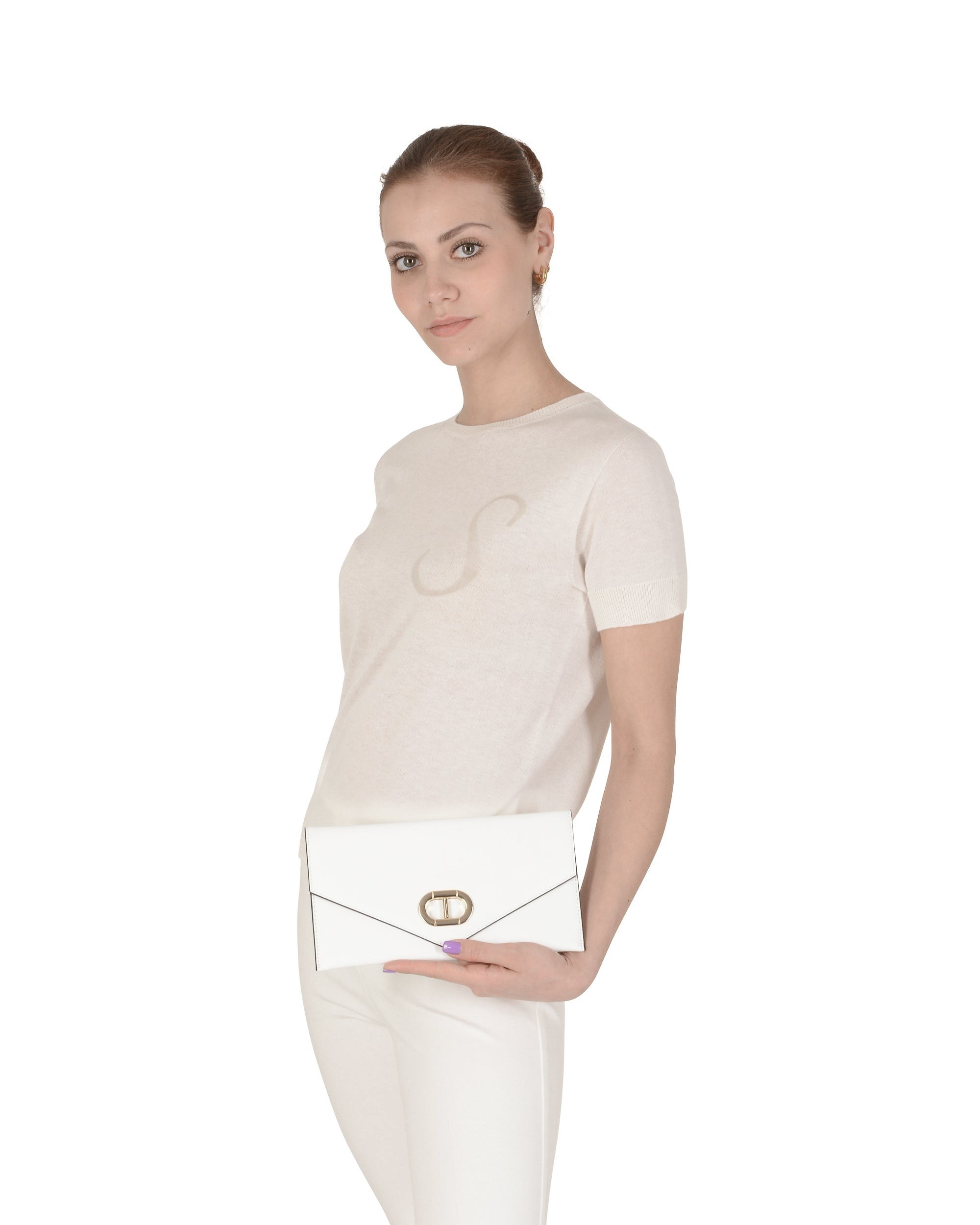 Clutch tipo sobre Los Ángeles - Blanco