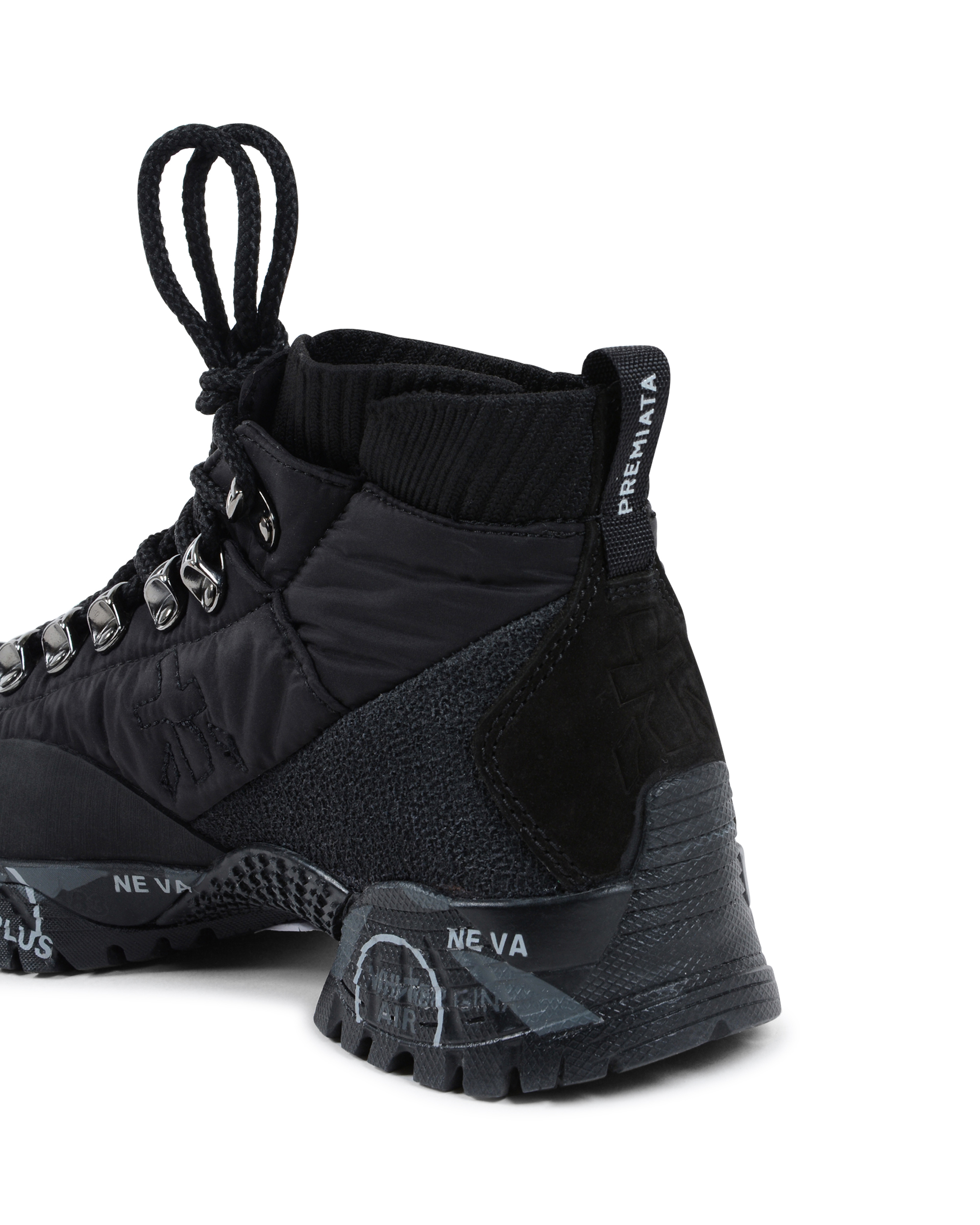 Premiata Womens Trekking Sneaker Black LOUTRECK 113