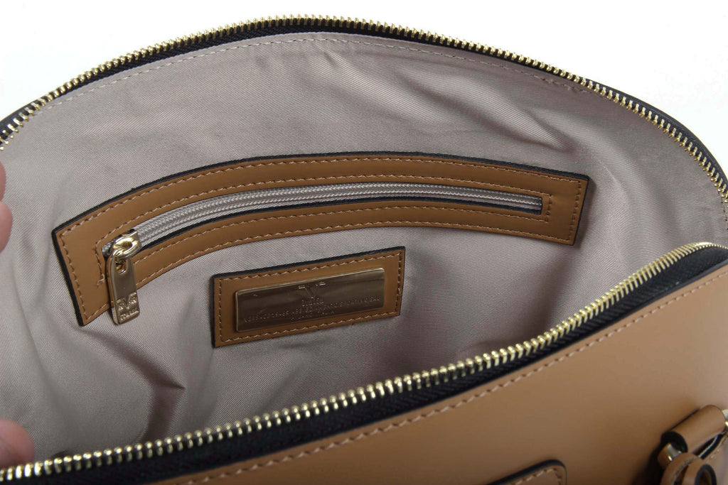 Bolso de Mujer V 1969 Italia C151-52 RUGA CUOIO
