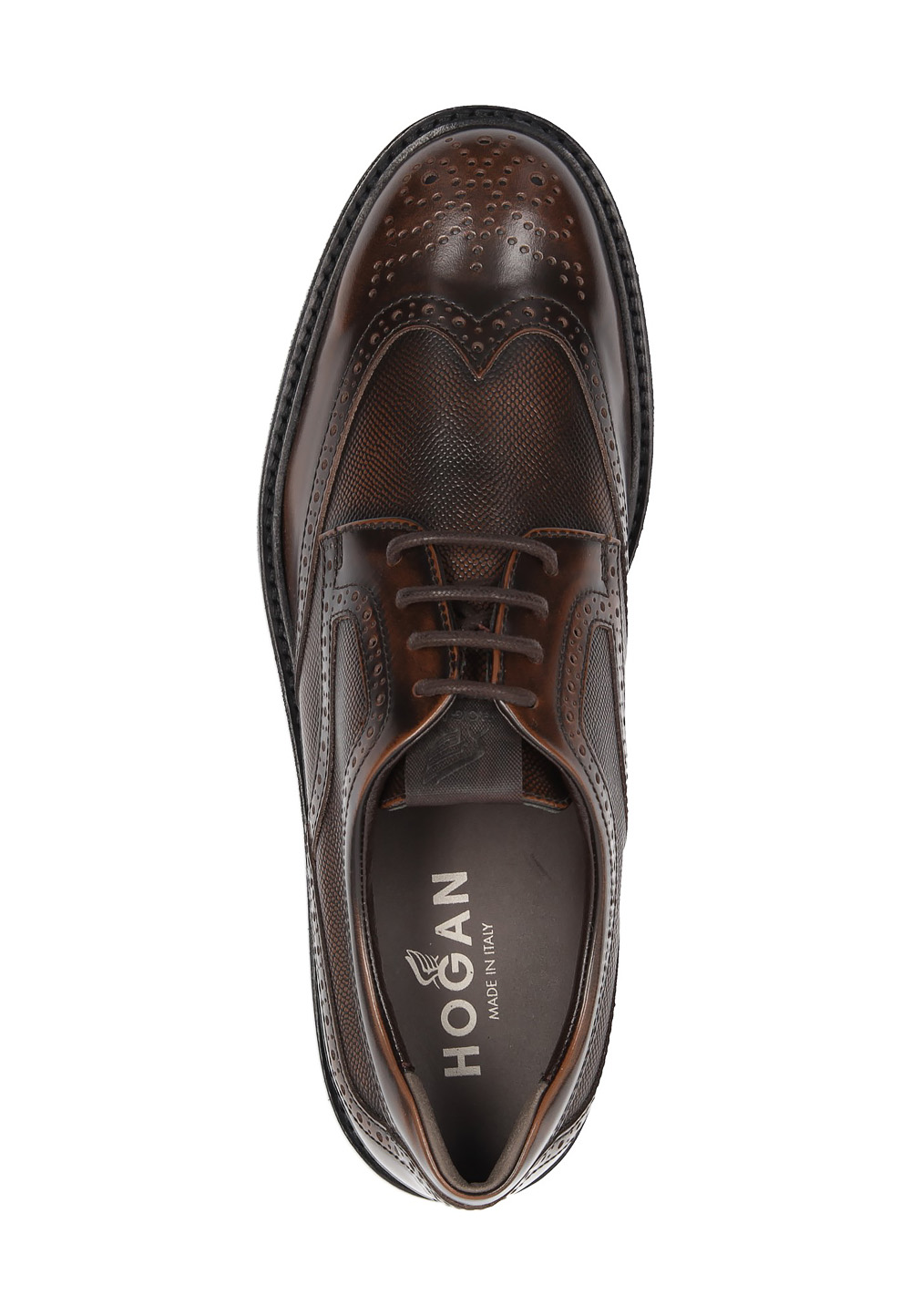 Hogan Mens Lace Up Shoe Brown HXM2170Q44199KXS816