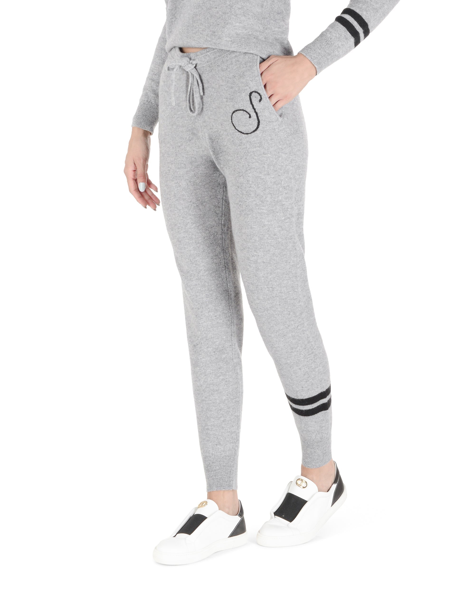 Pantalones deportivos de cachemira - Gris