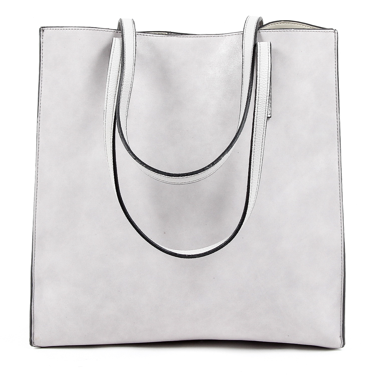 Andrew Charles Womens Handbag Light Grey SERINA