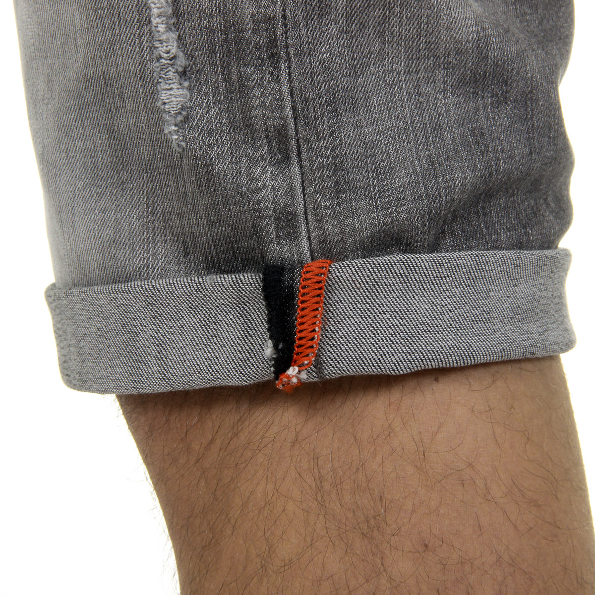 Vaqueros Andrew Charles para hombre, gris, enero