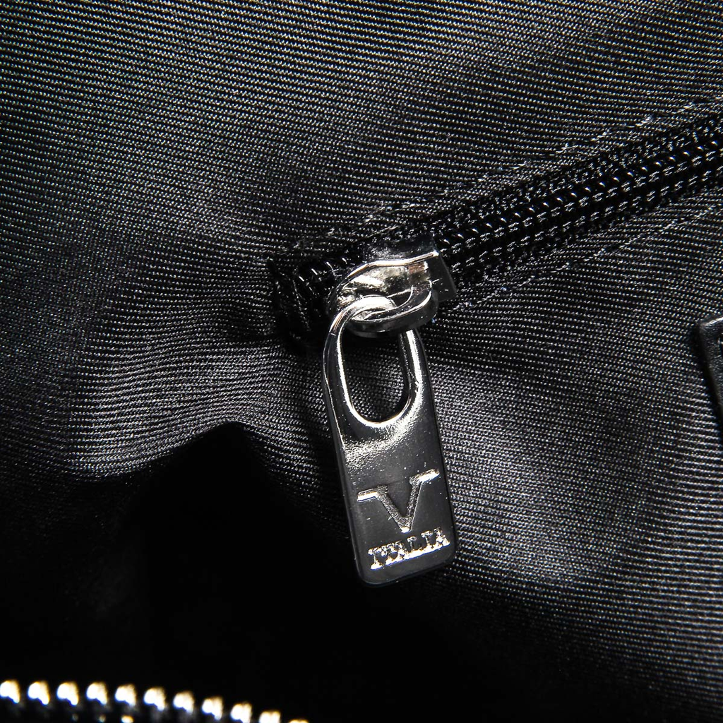 Bolso de mano para mujer V 1969 Italia V009-S RUGA NERO