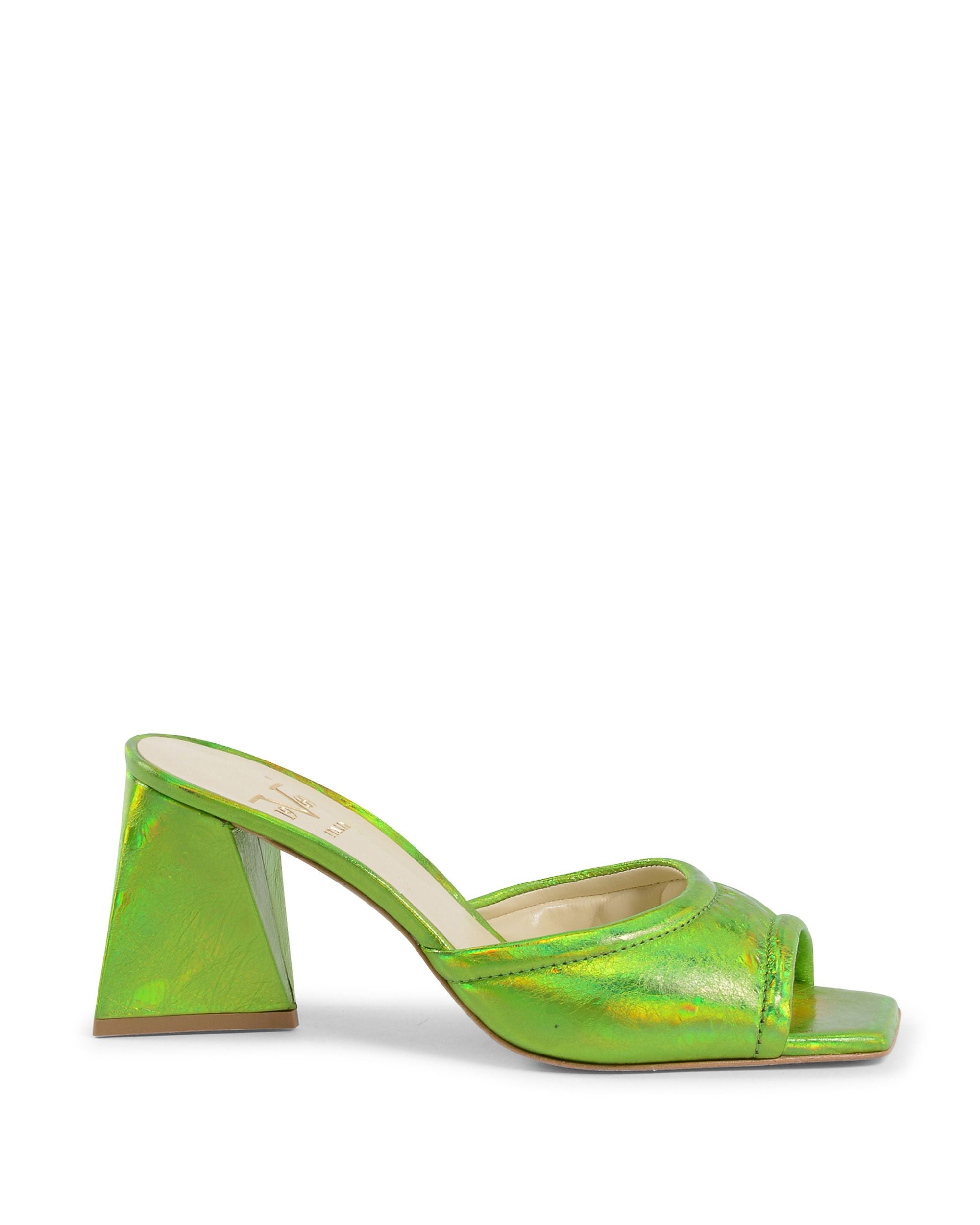 19V69 Italia Sandalia de mujer verde SIMONA KID NAPLAK VERDE MELA