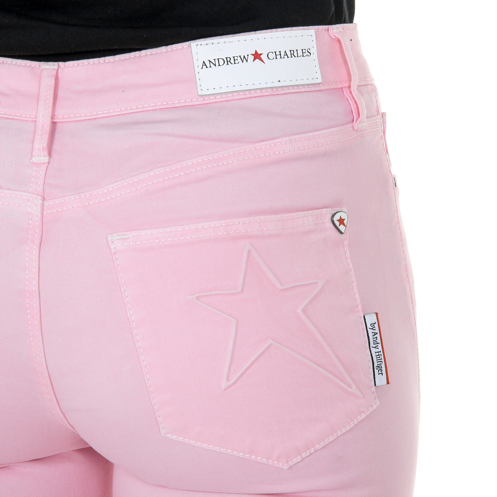 Pantalones de mujer Andrew Charles Rosa CLAIRE