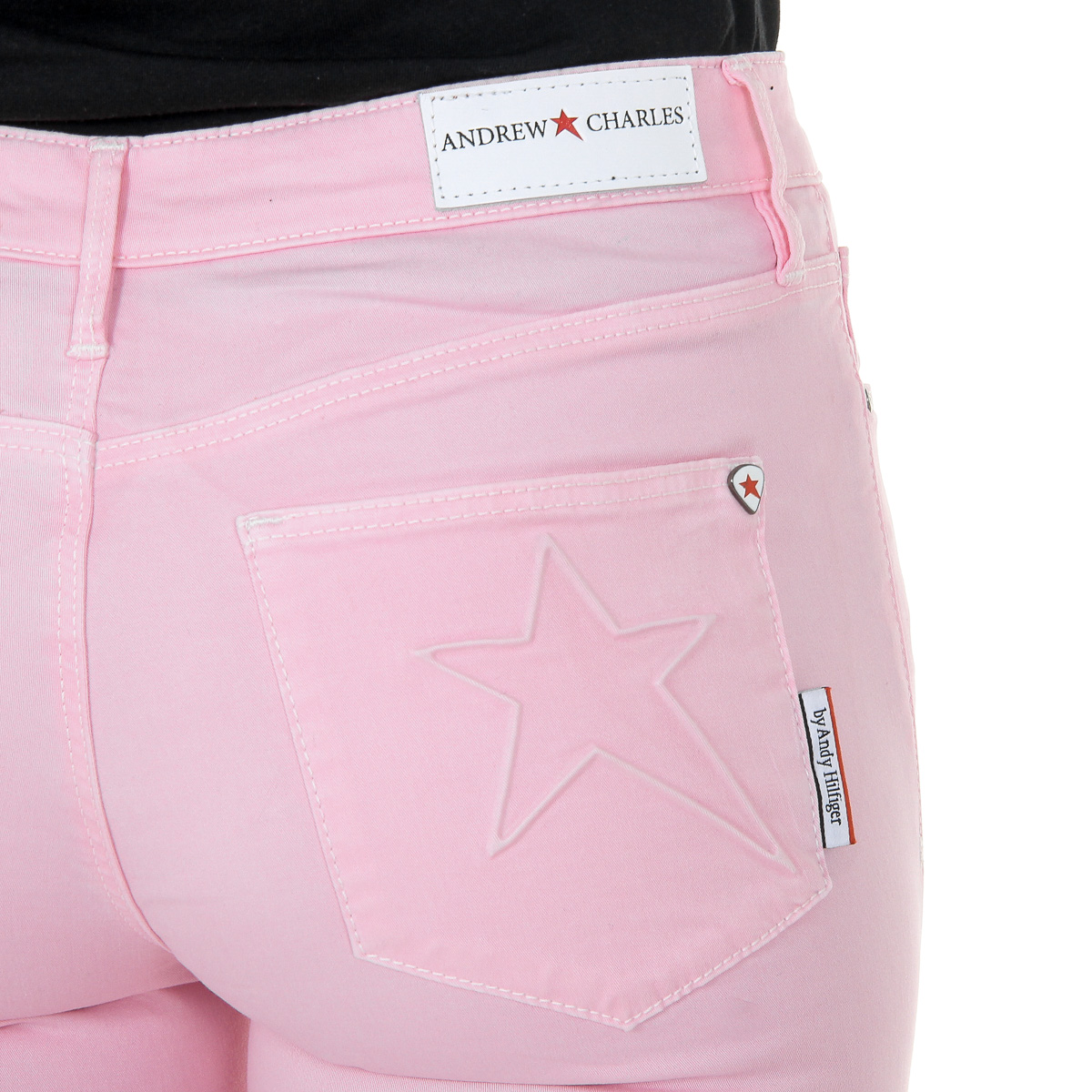 Pantalones de mujer Andrew Charles Rosa CLAIRE