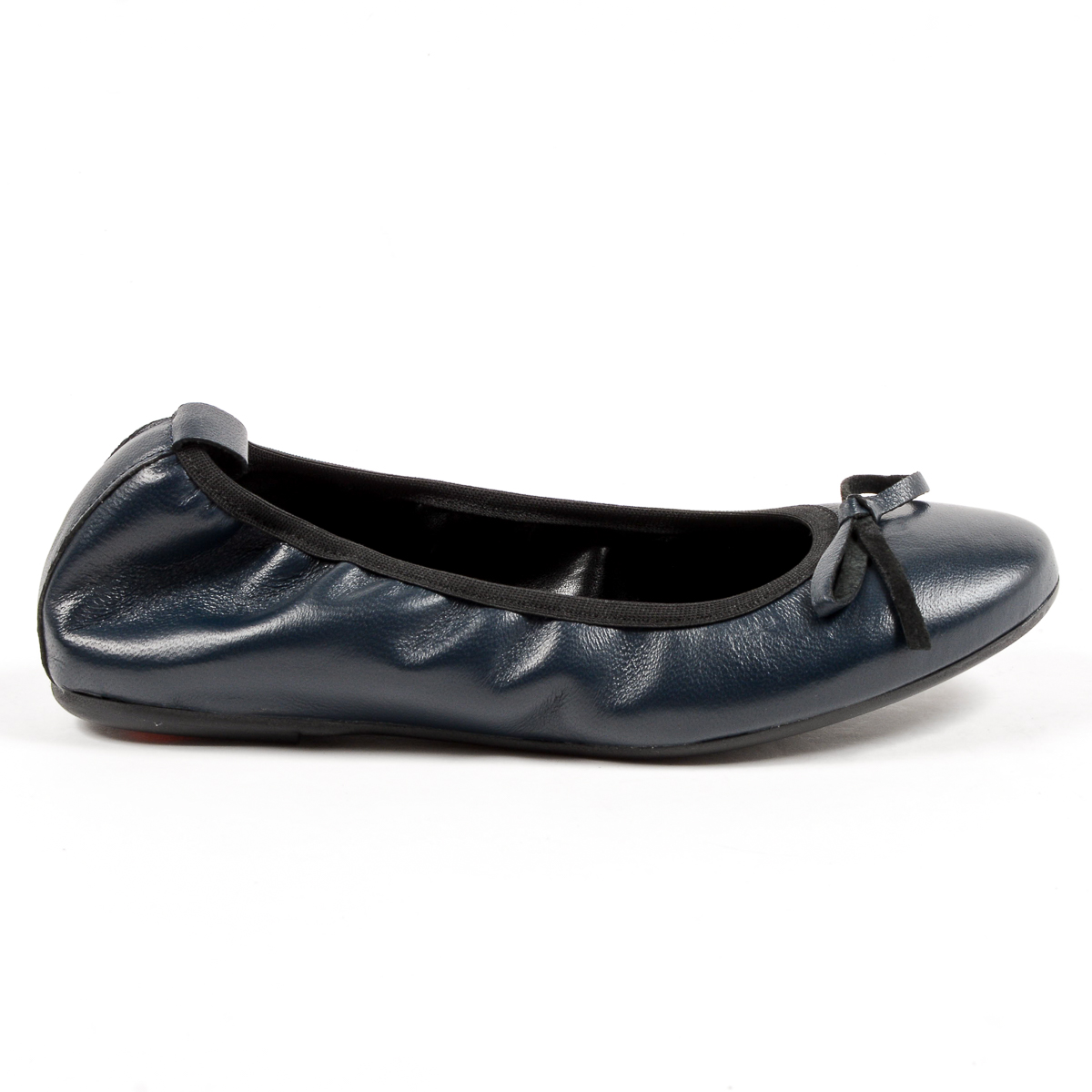 Andrew Charles Womens Soft Ballerina Dark Blue GWEN