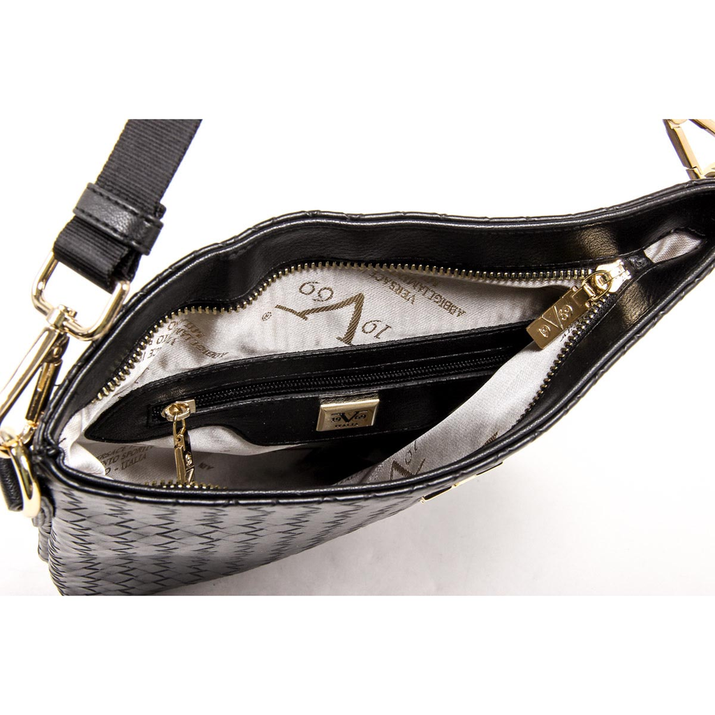 Bolso de hombre V 1969 Italia V1969008 NEGRO