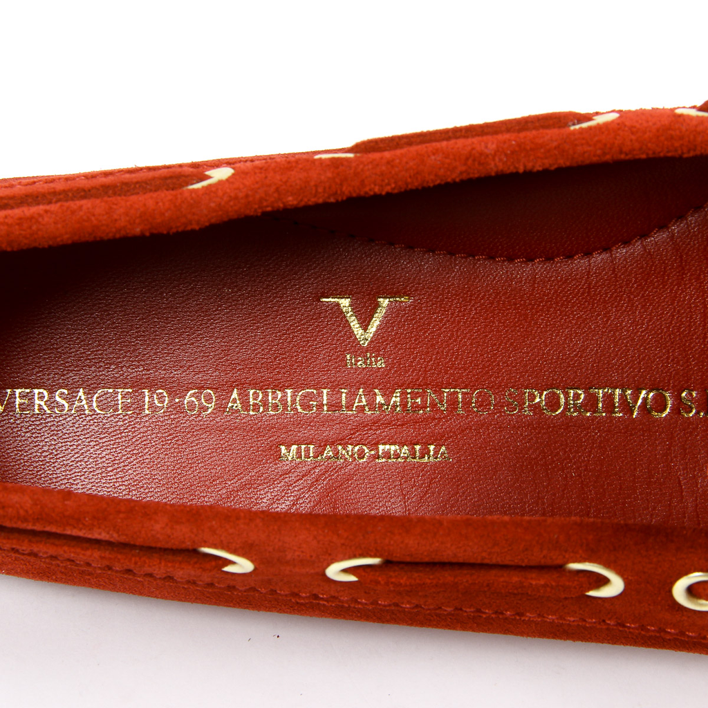 Mocasín para mujer V 1969 Italia rojo PISA