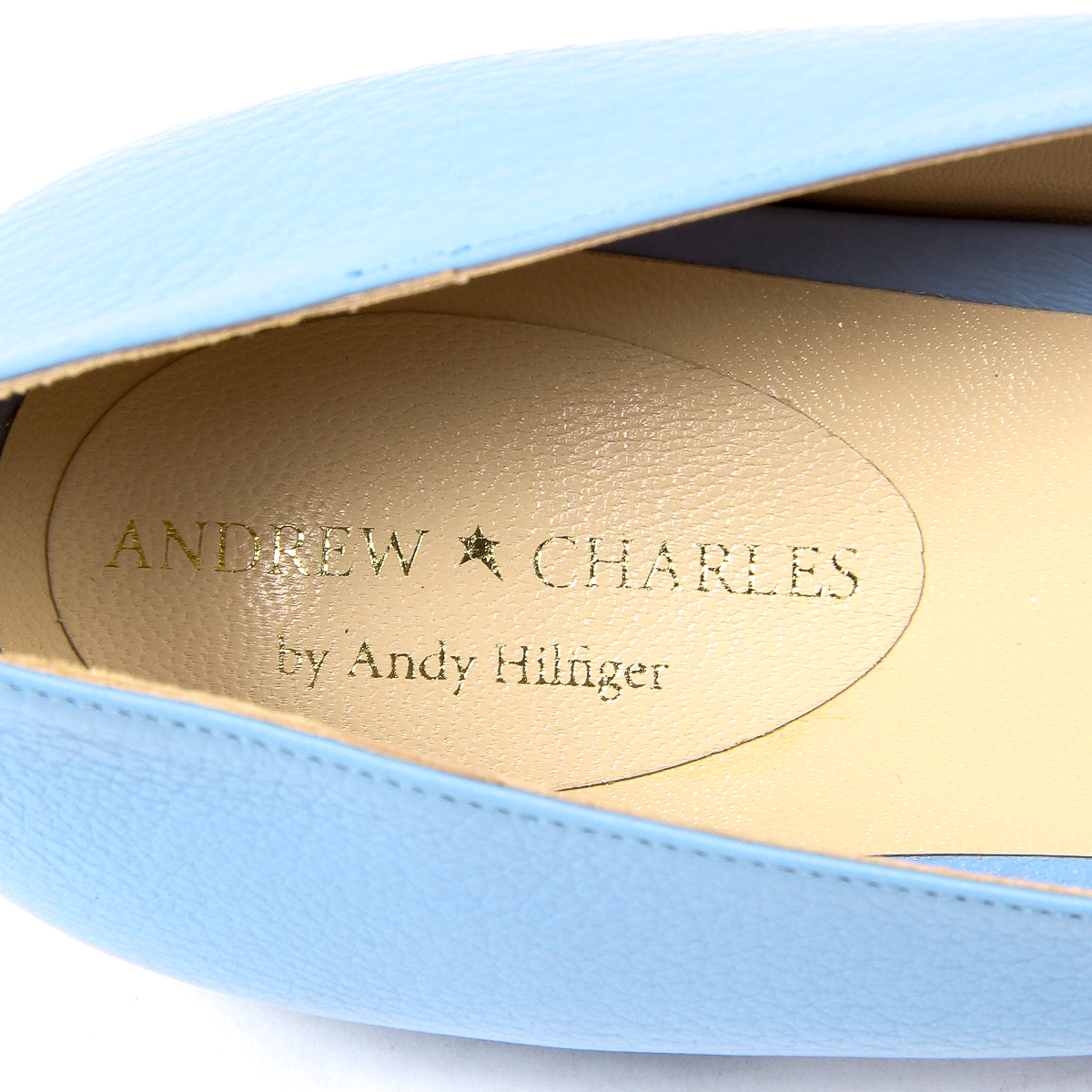 Andrew Charles Womens Ballerina Light Blue SONIA