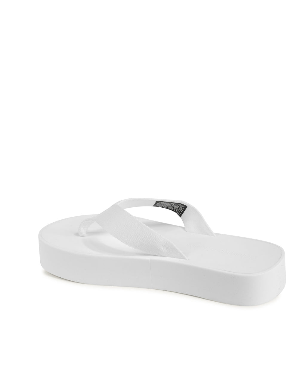 Chanclas Calvin Klein para mujer blancas YW0YW01398YBR