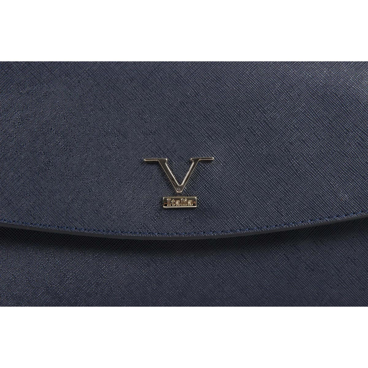 Bolso de mano para mujer V 1969 Italia VE09 AZUL MARINO