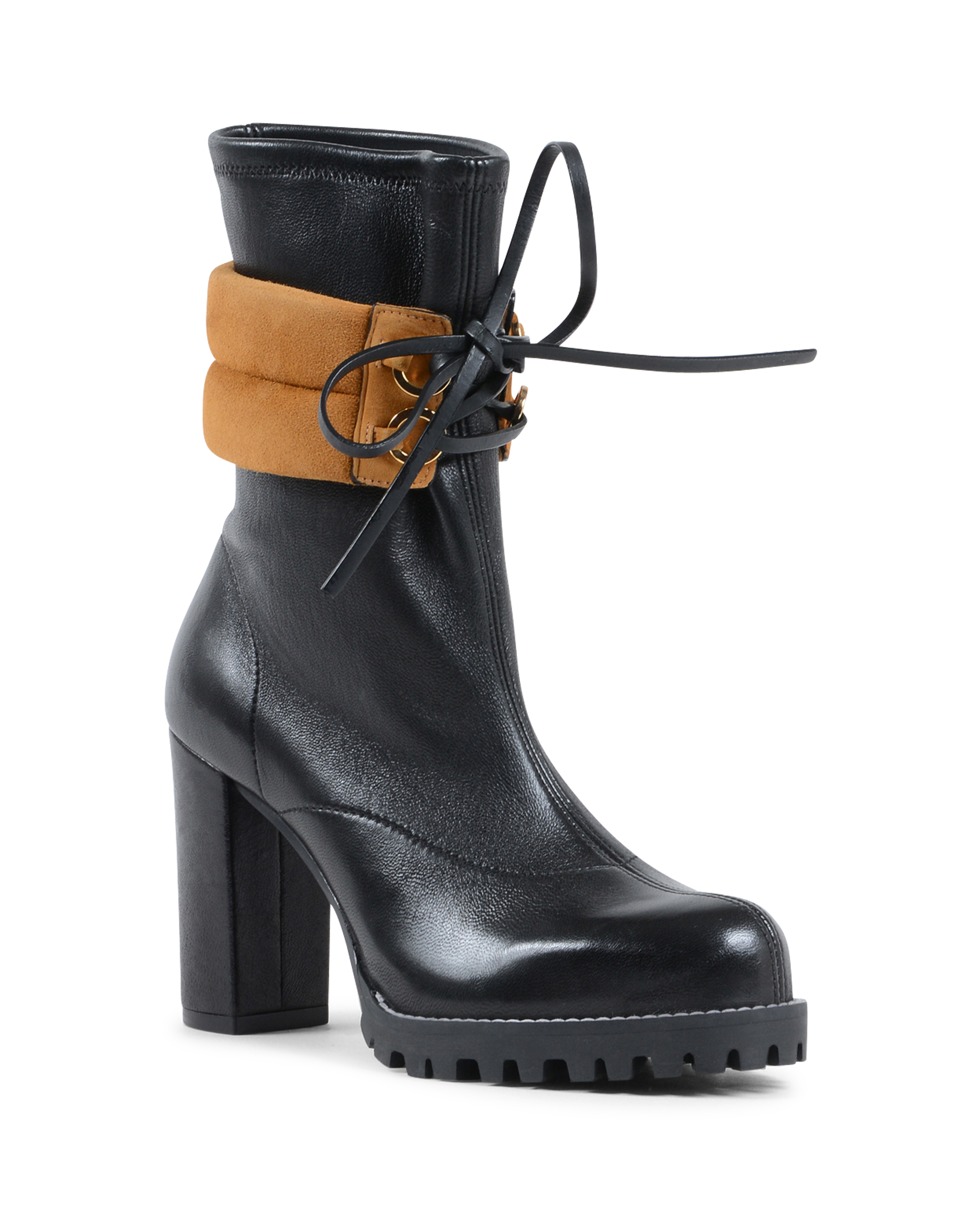 Bota corta Stuart Weitzman para mujer, color negro, BRONWYN