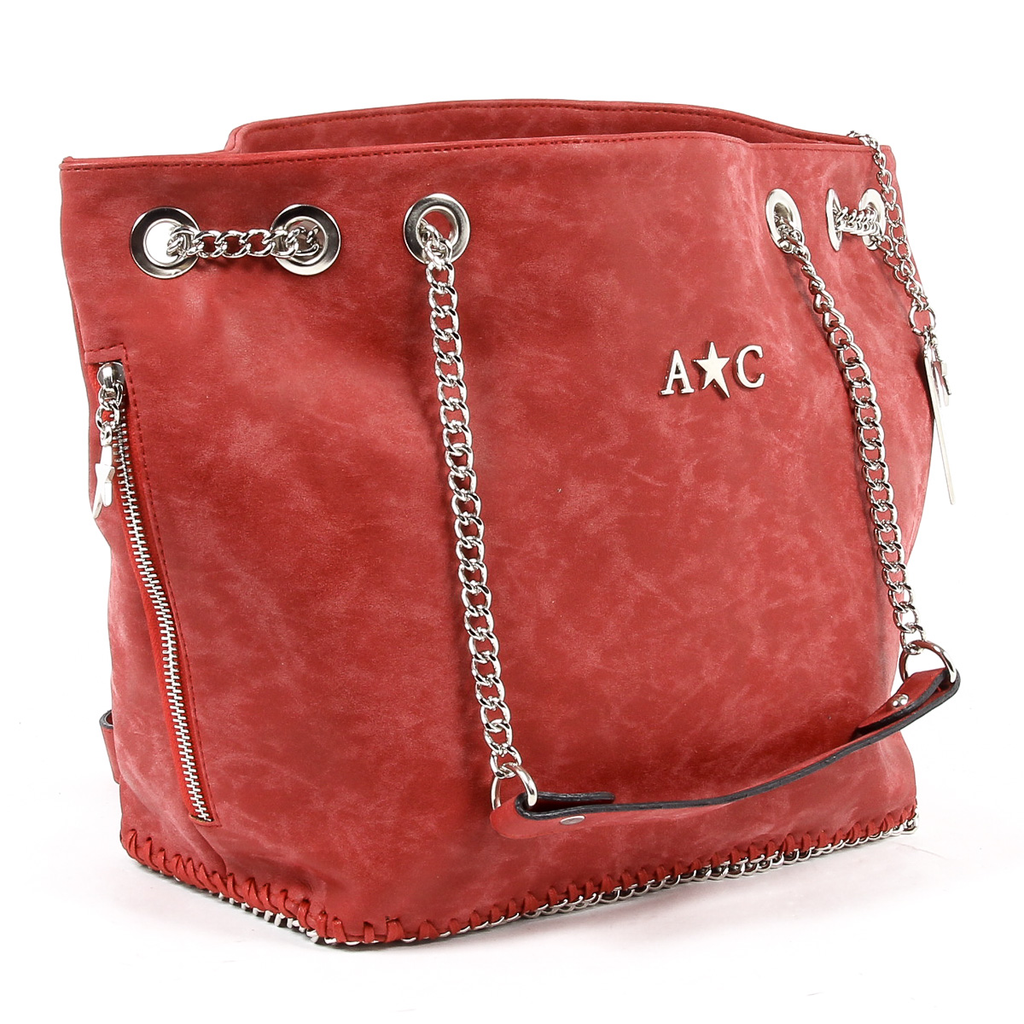 Bolso de mano para mujer Andrew Charles rojo KIARA
