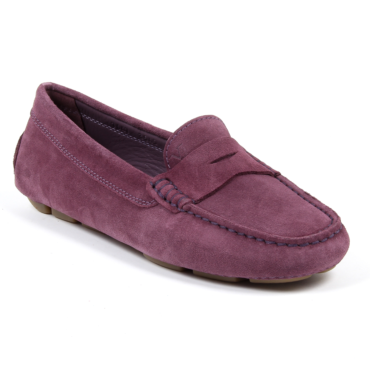 Mocasines V 1969 Italia para mujer, morados, AMALFI