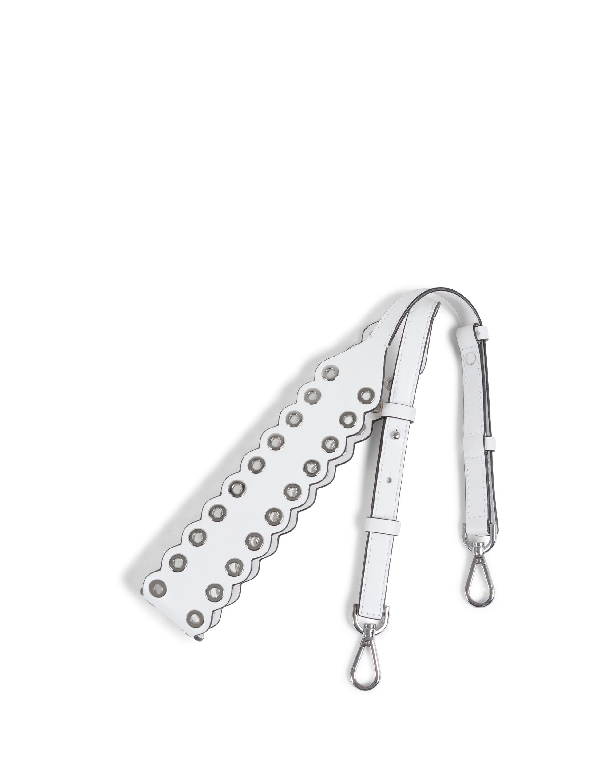 Bolso con correa para guitarra Michael Kors para mujer 30S8SG9N1I blanco óptico