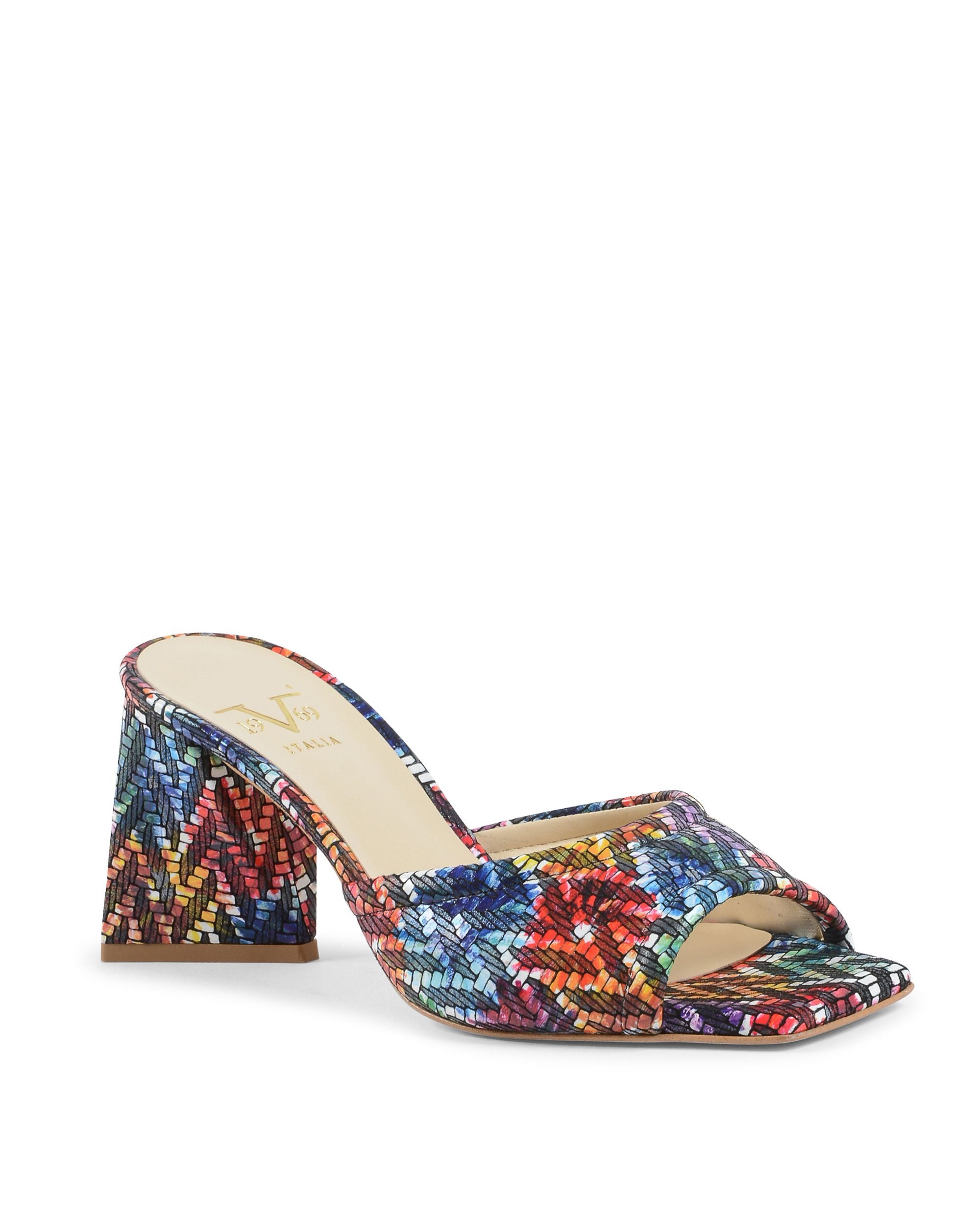 19V69 Italia Sandalia de mujer Multicolor SELLO SIMONA. INDIANINO