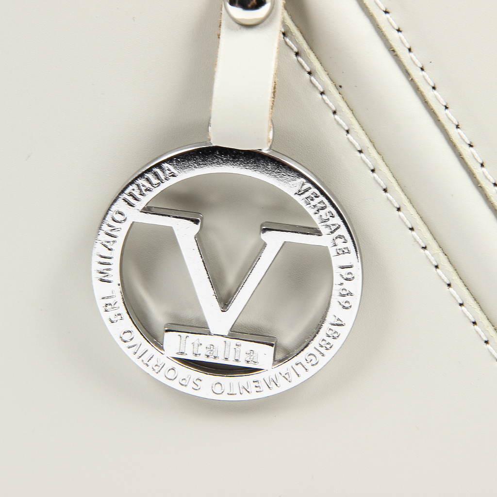 Bolso de mano para mujer V 1969 Italia V004-S RUGA CREMA