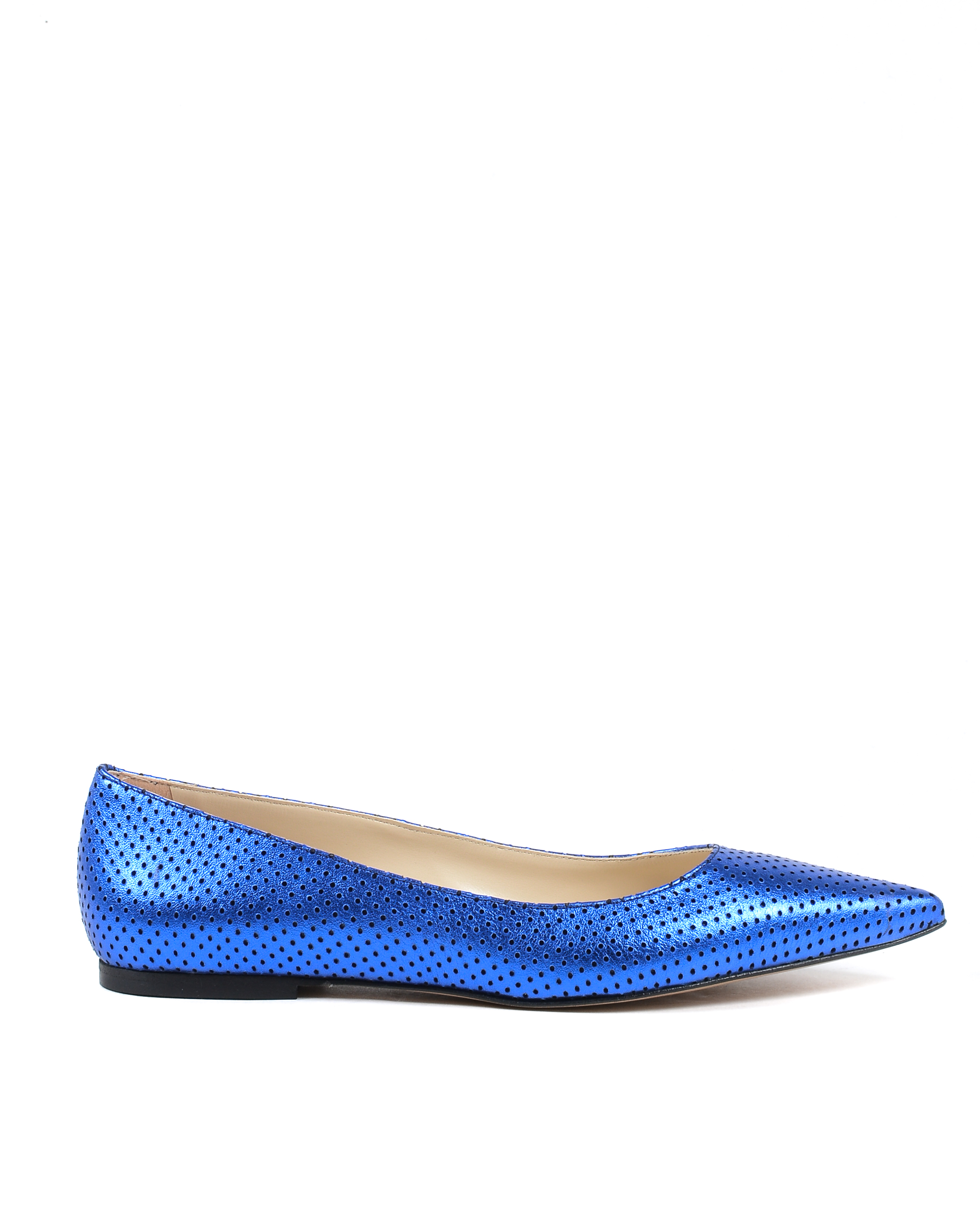 19V69 Italia Bailarina Mujer Lamè Azul 4747 TRAF LAM BLU ELETTRICO