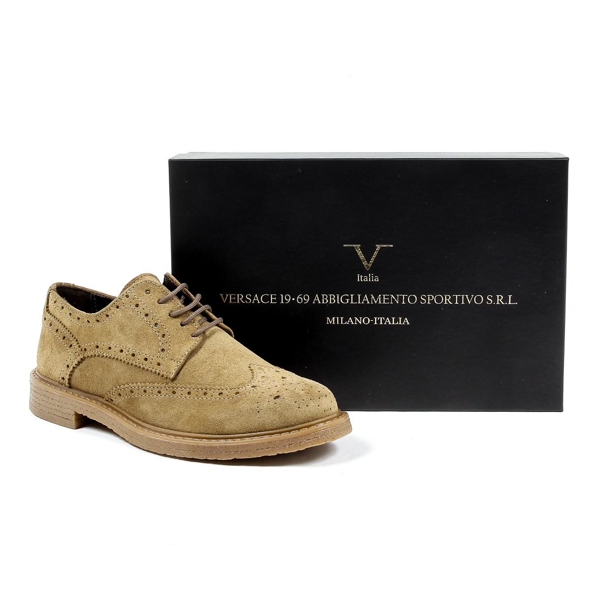 V 1969 Italia Mens Brogue Oxford Shoe