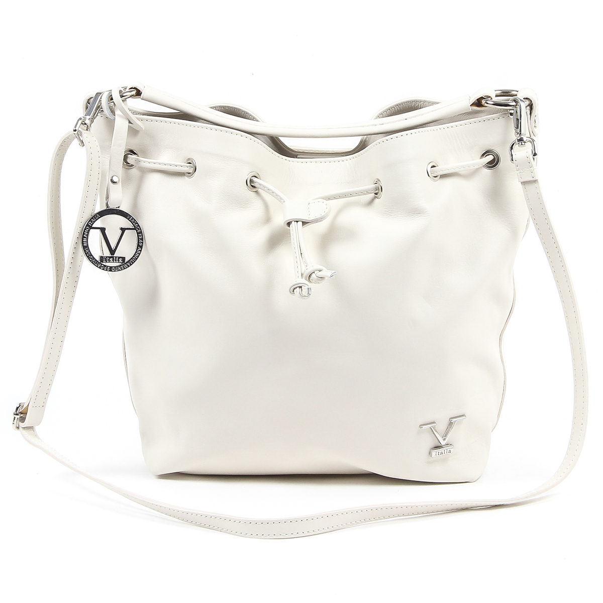 Bolso de mano para mujer V 1969 Italia V005-S SOFT CREMA