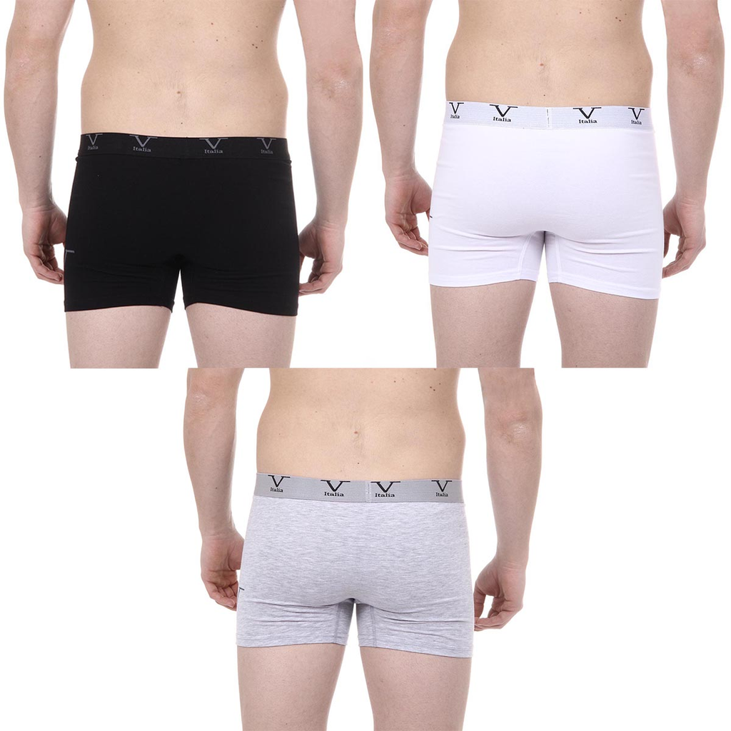 V 1969 Italia - Pack de tres calzoncillos tipo bóxer para hombre