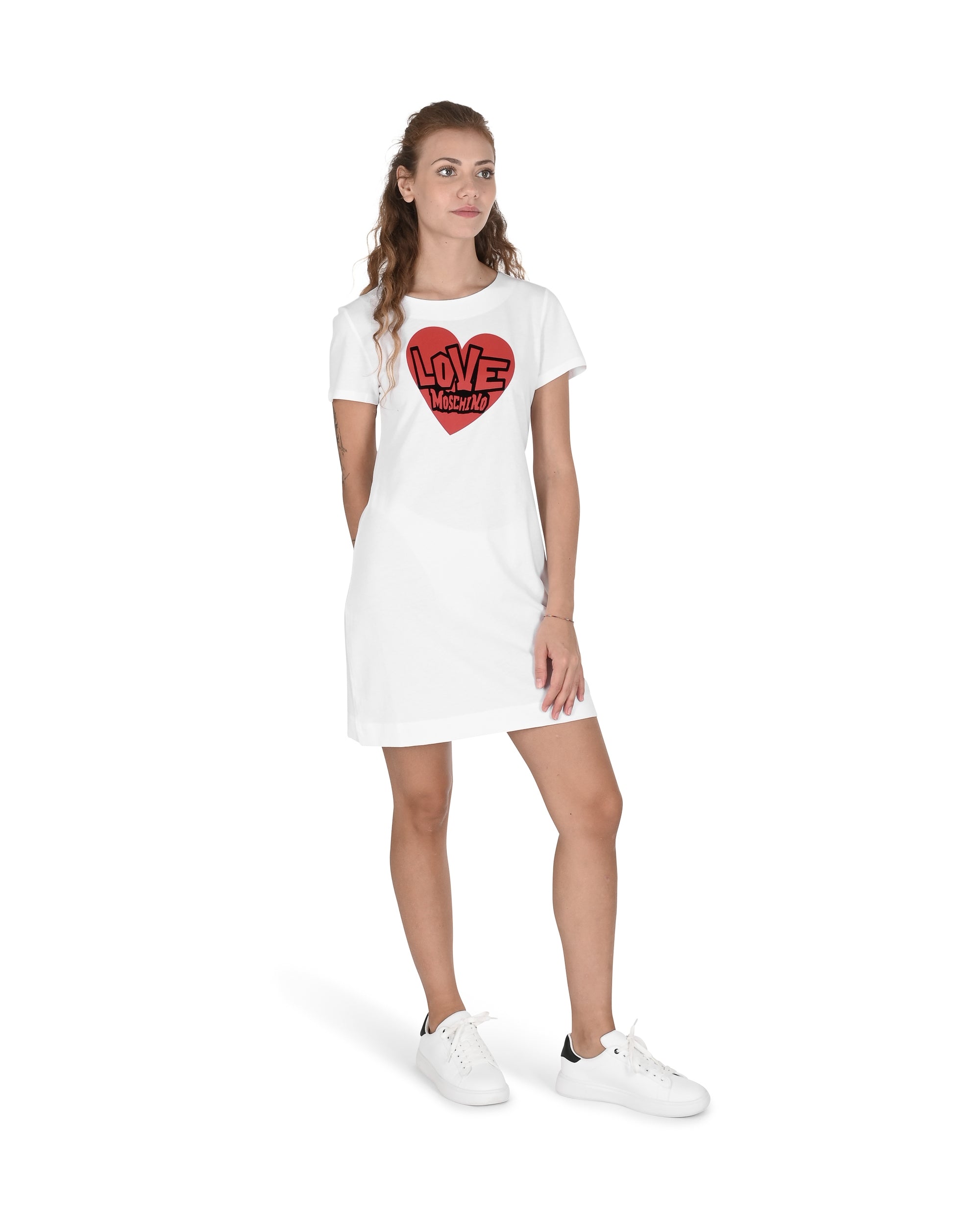 Vestido de mujer Love Moschino W 5 929 21 M 3876 A00 BLANCO ÓPTICO