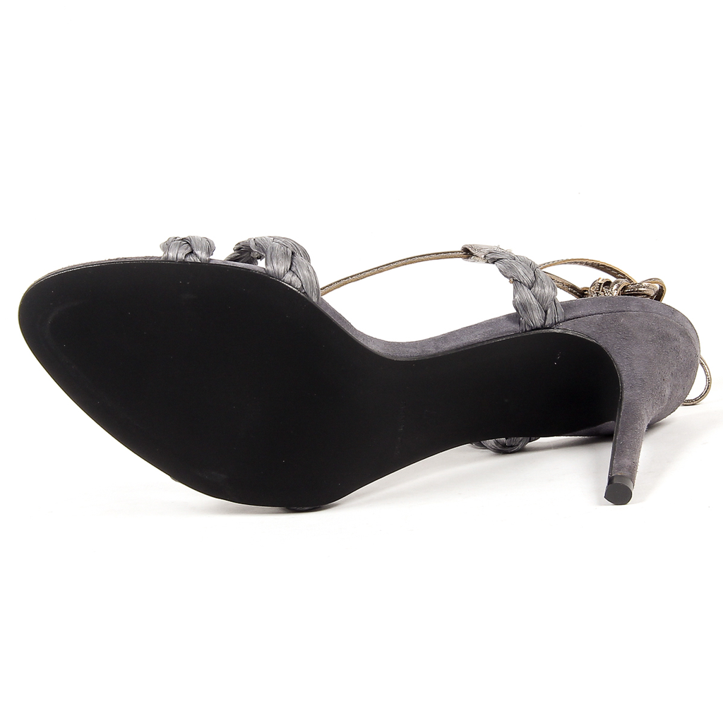 Sandalia V 1969 Italia para mujer gris LETITIA