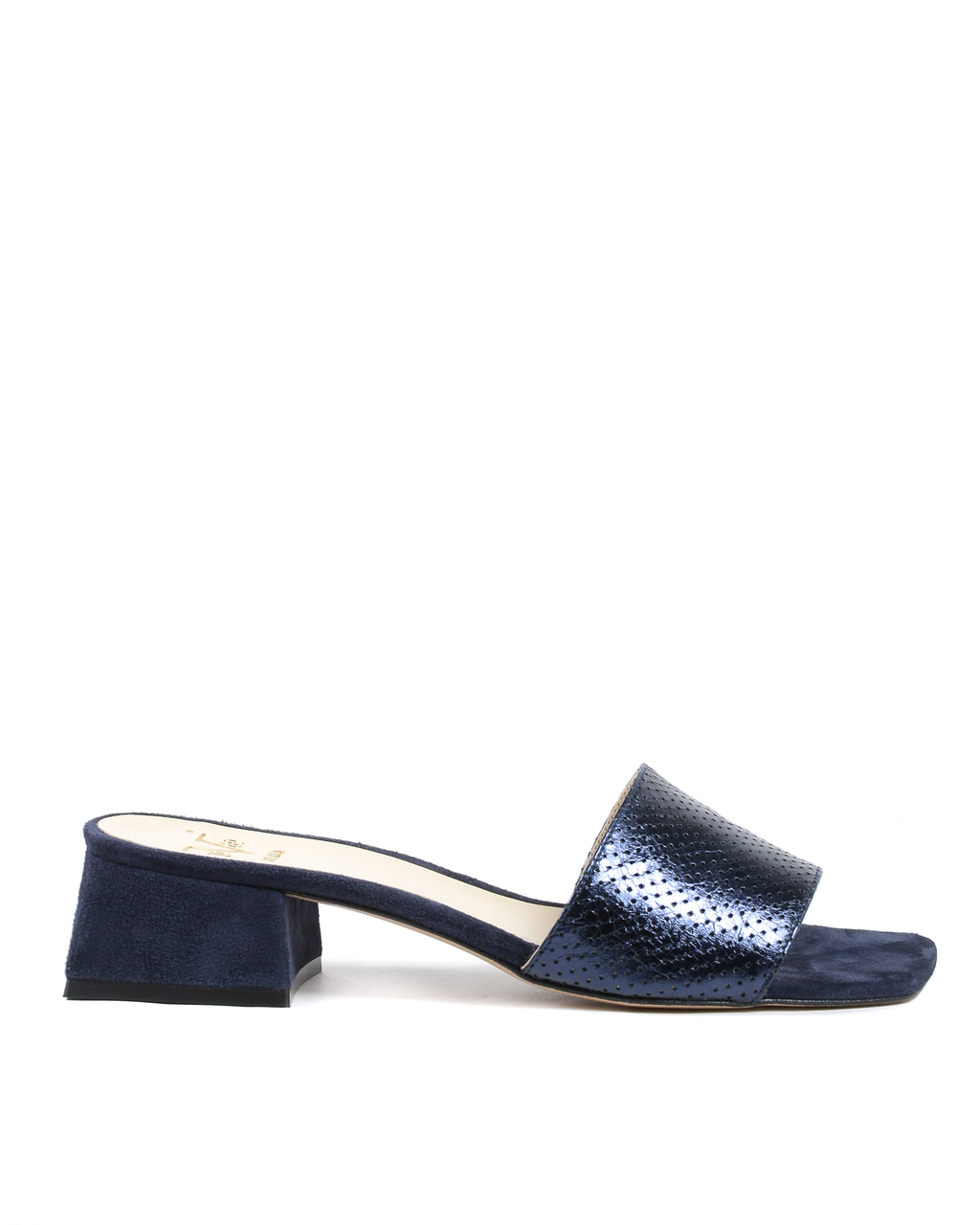 19V69 Italia Sandalia Mujer Lamè Azul Marino 4909 TRAF LAM BLU SCURO
