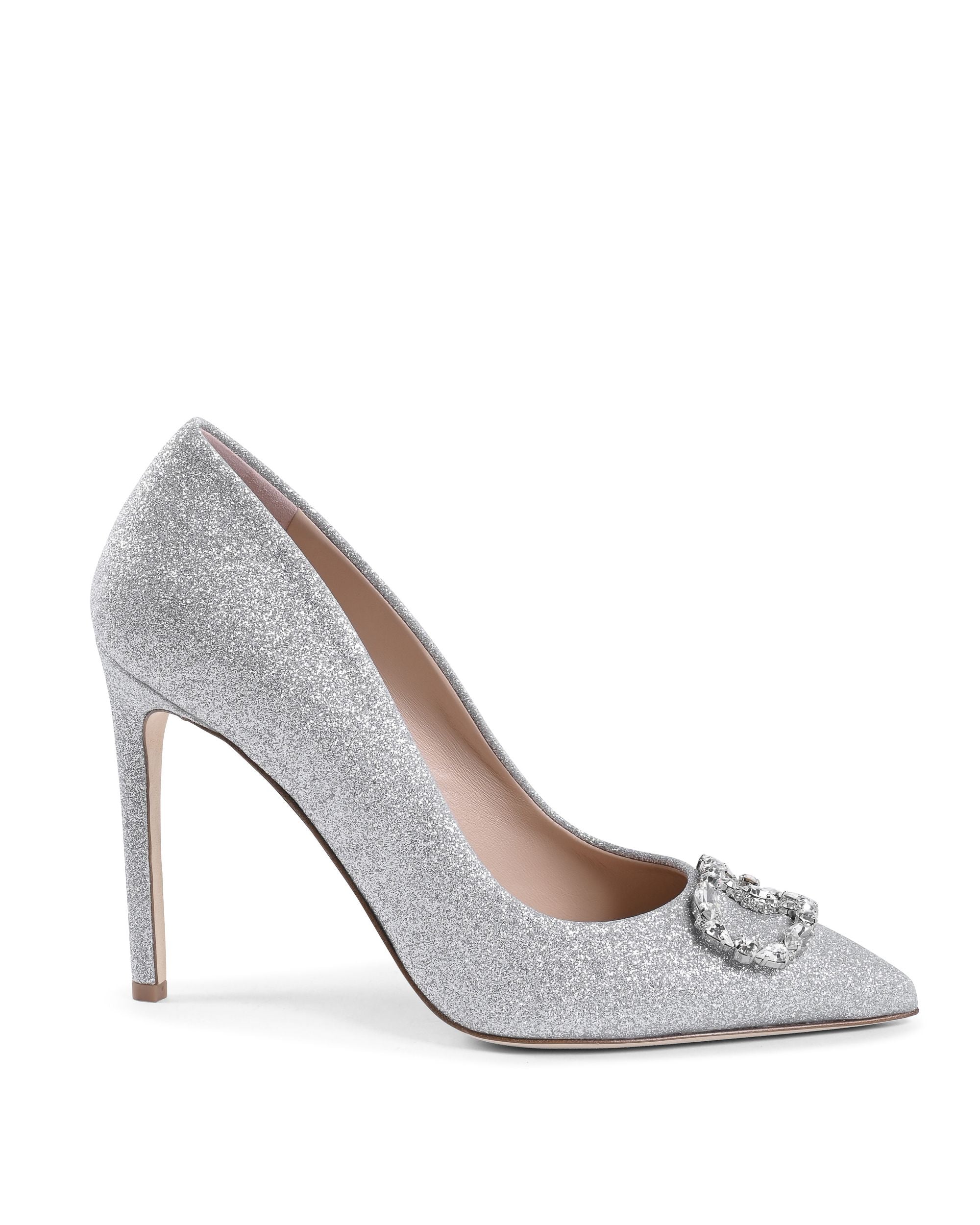 Zapatos de salón Cenicienta - Plata brillante 