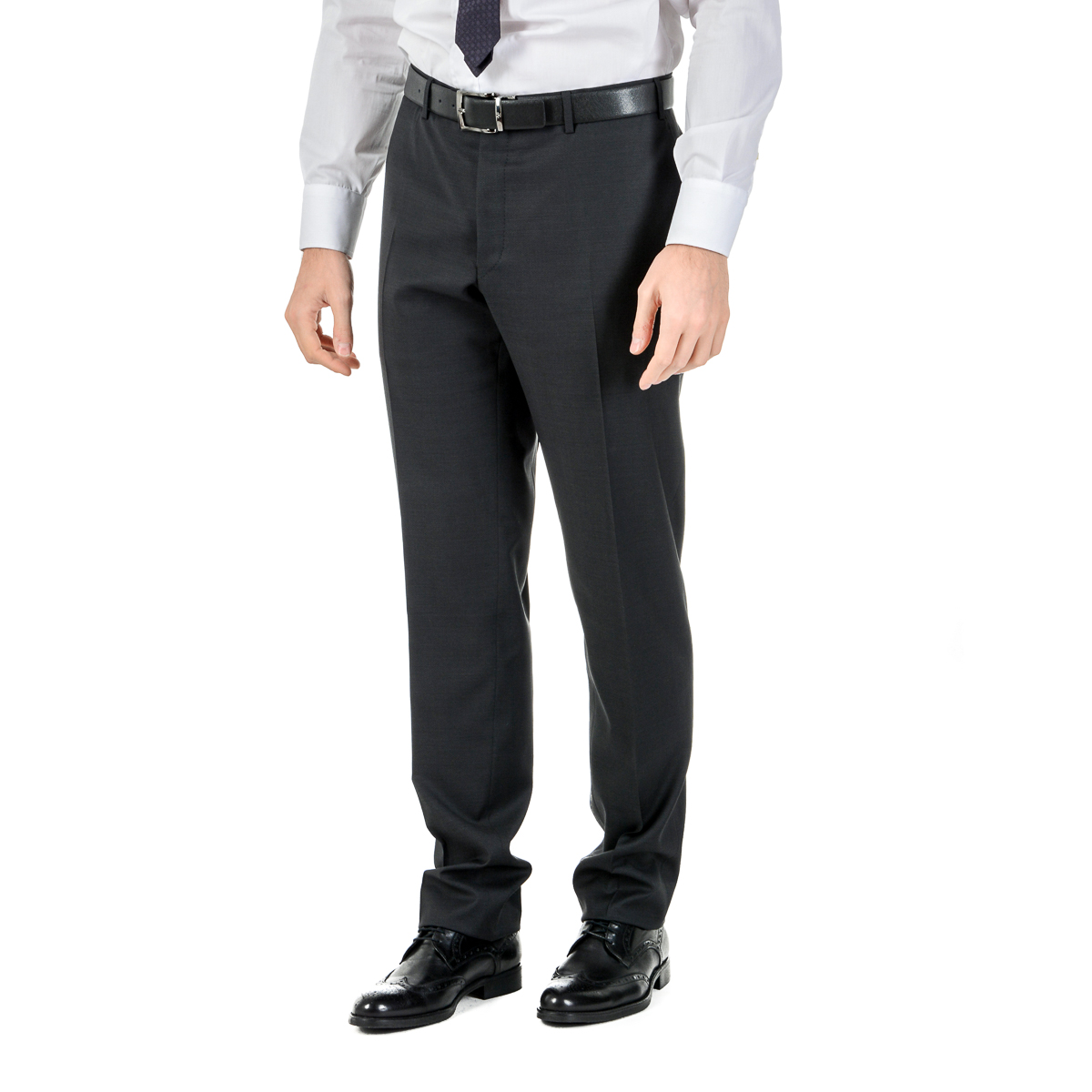 Canali Mens Suit Long Sleeves Black