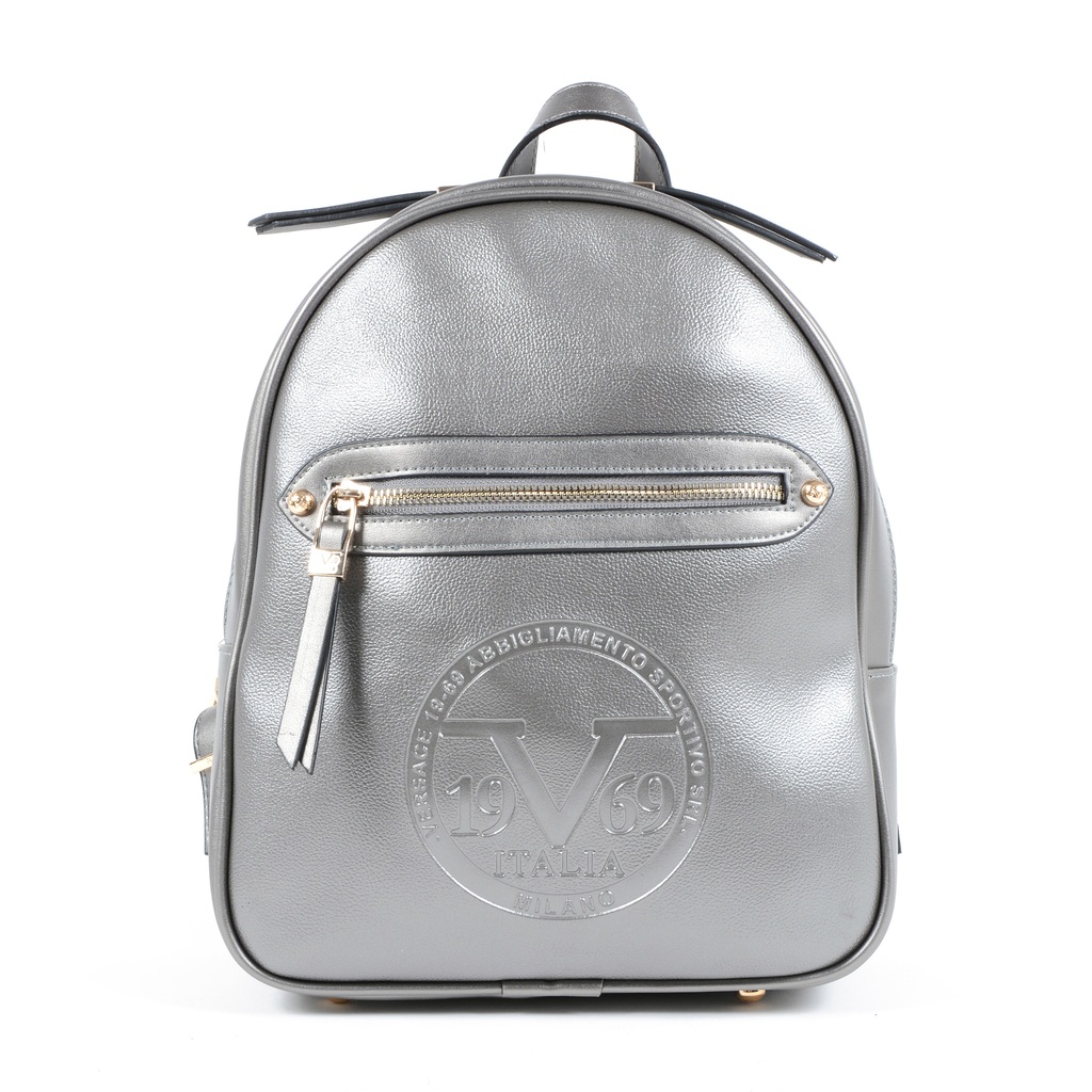 V 1969 Italia Womens Backpack Silver SANTORINI