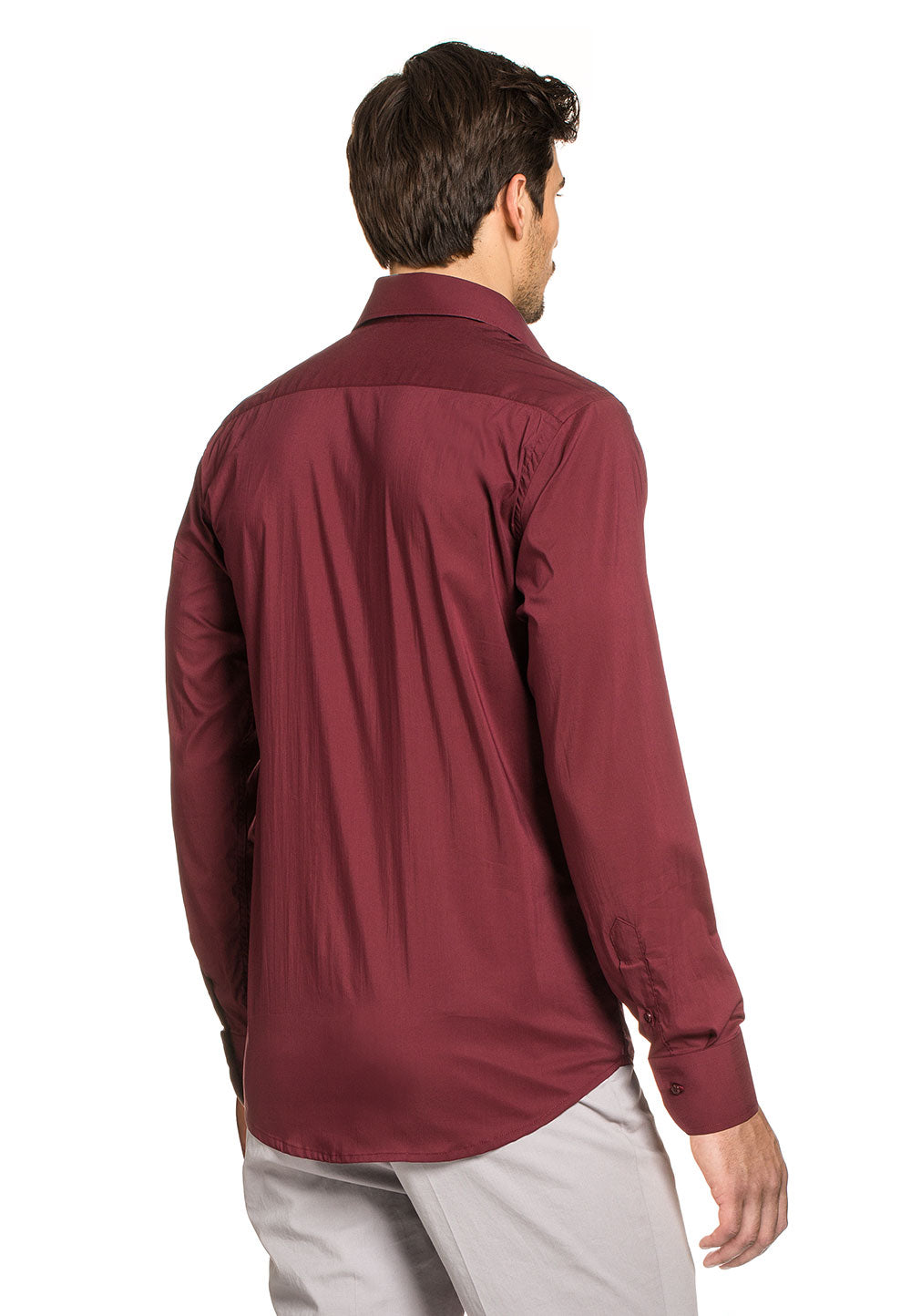 Camisa clásica moderna de corte italiano para hombre V 1969 377 ART. 12