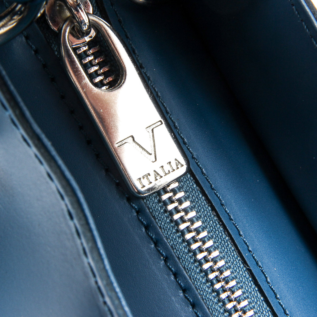 Bolso Mujer V 1969 Italia V004-S RUGA PETROLIO