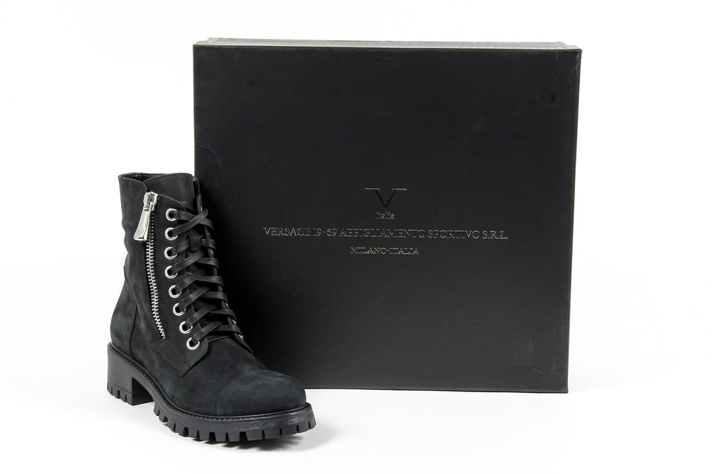 Bota corta para mujer V 1969 Italia B1476 NABUK ANTRACITA