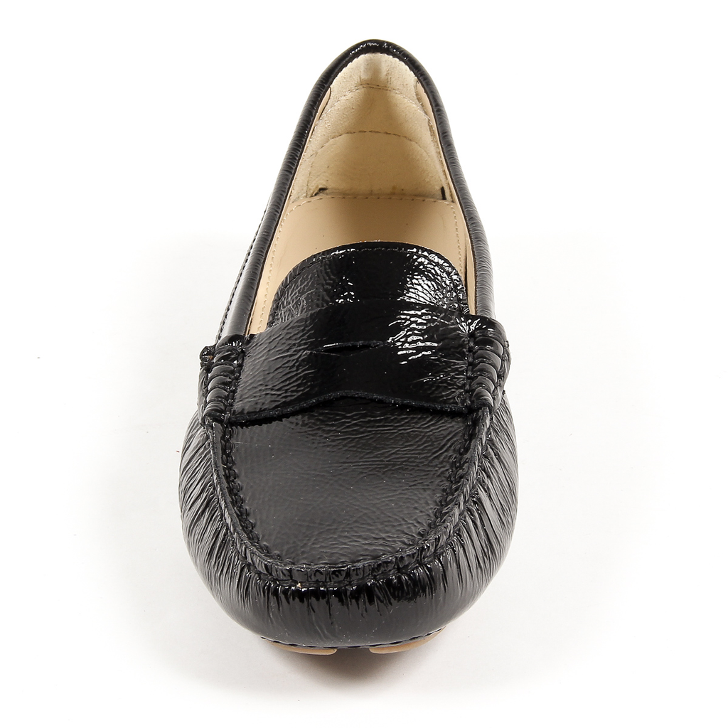 V 1969 Italia Womens Loafer Black AMALFI