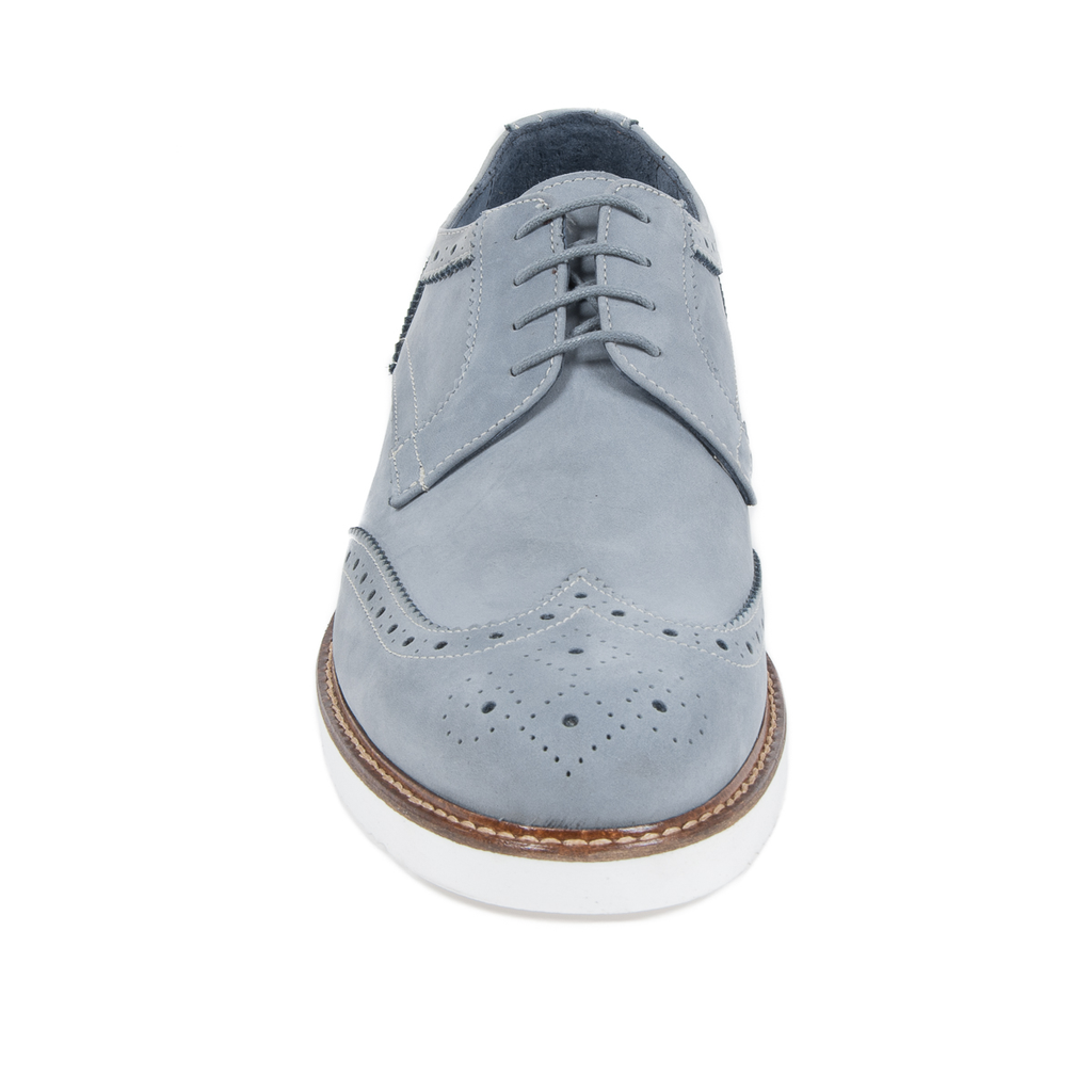 V 1969 Italia - Zapato brogue para hombre, azul claro, HARRY