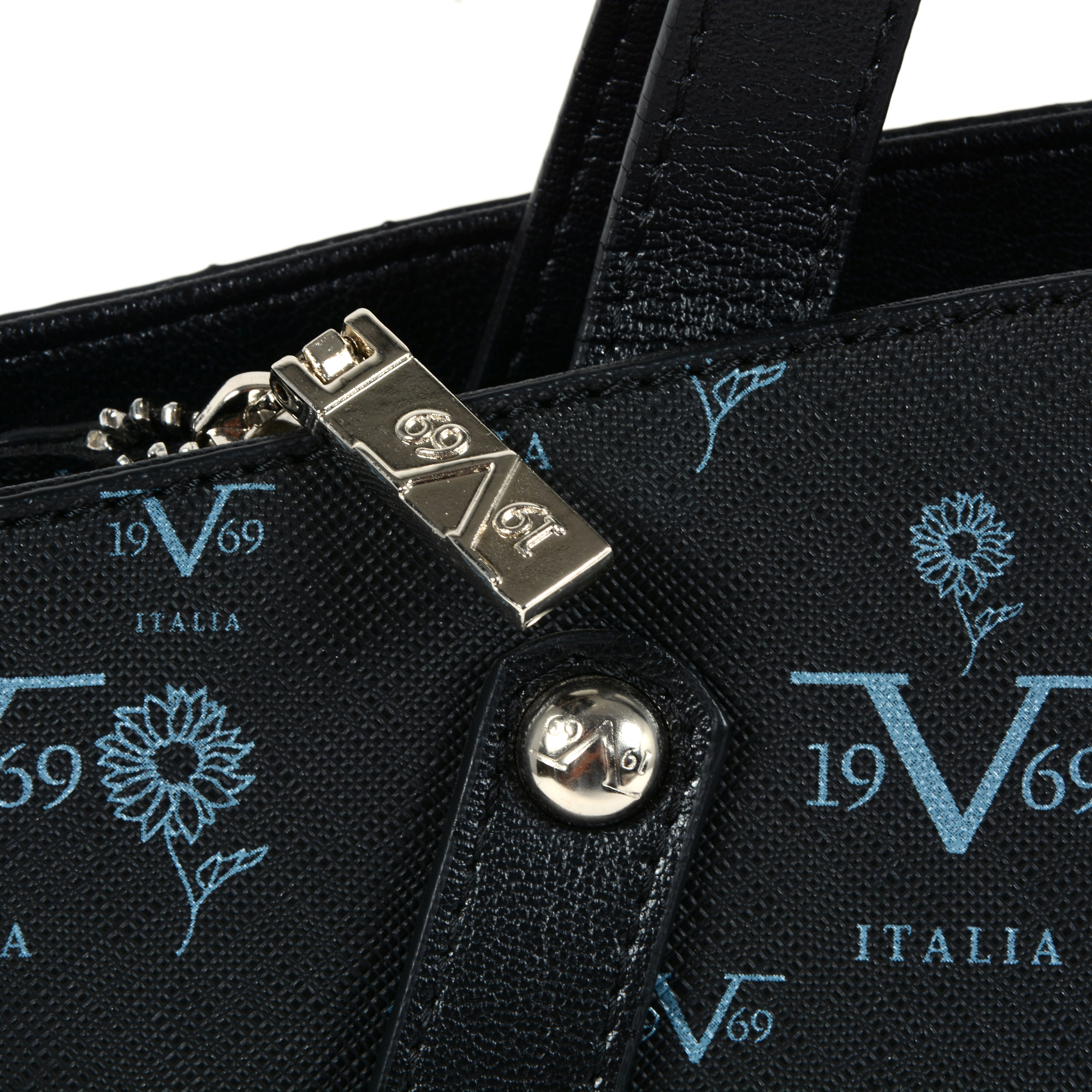 V 1969 Italia Womens Handbag Black LIMA