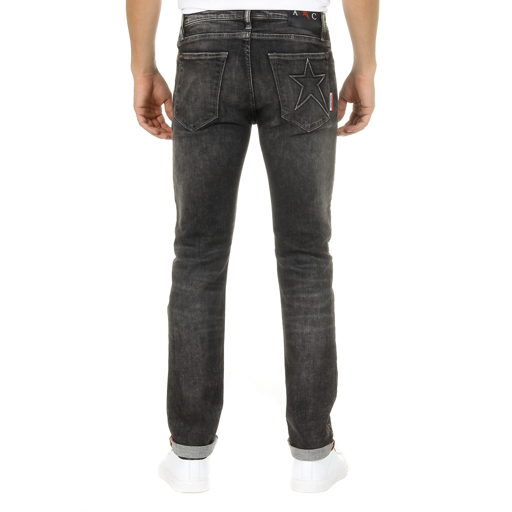 Vaqueros Andrew Charles para hombre gris oscuro enero