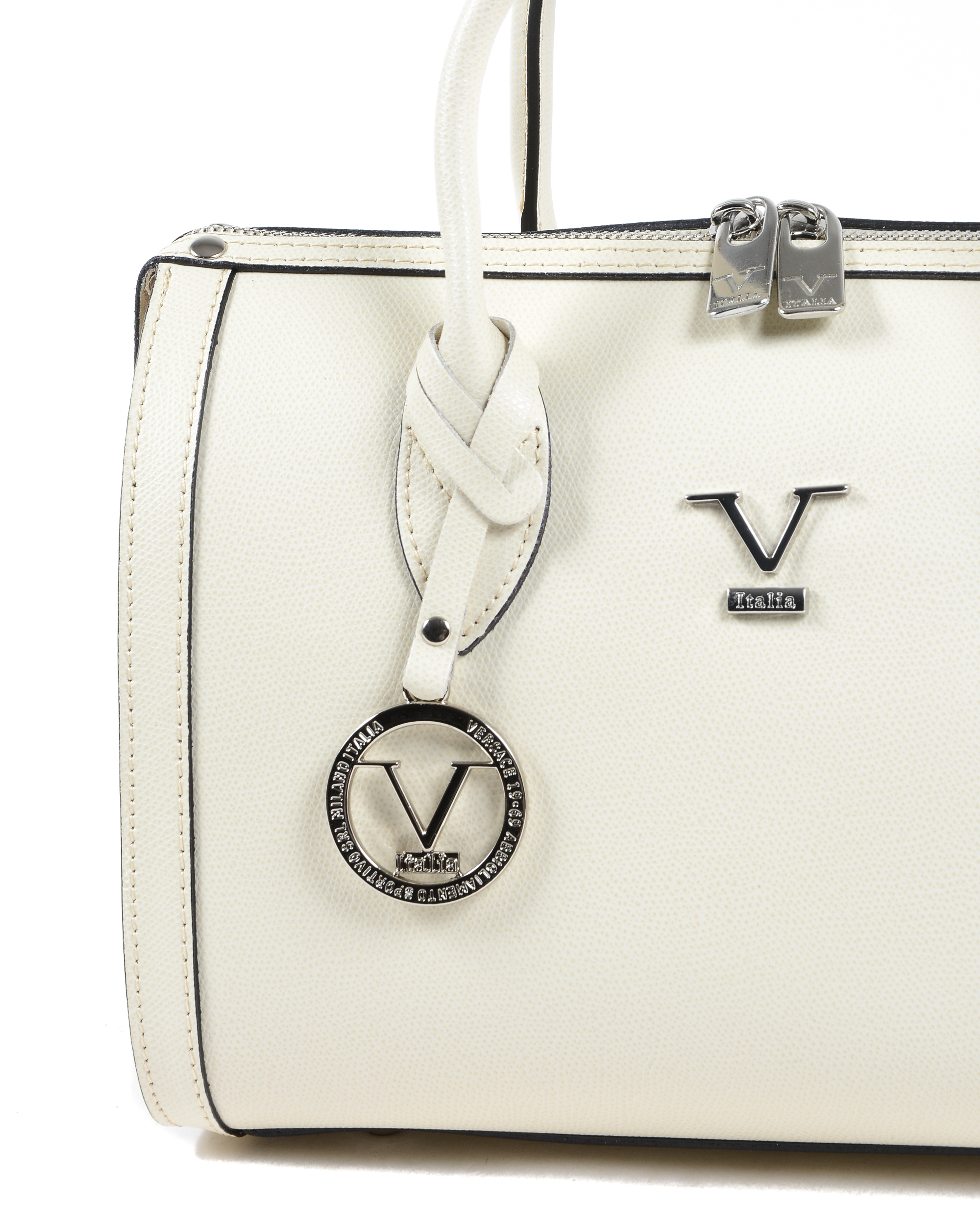 V Italia Womens Handbag Beige V014-S PALMELLATO BEIGE
