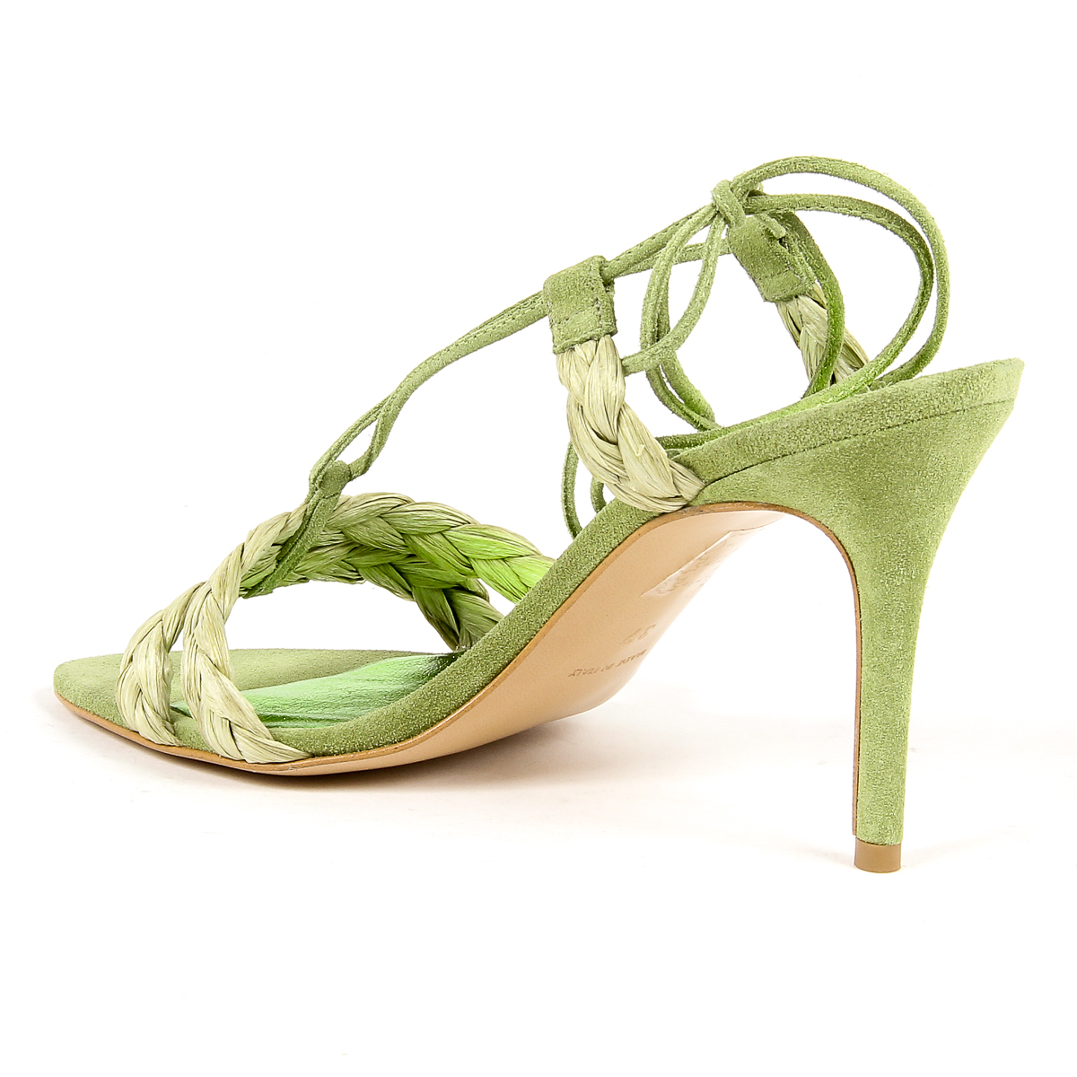 Sandalia V 1969 Italia para mujer verde LETITIA