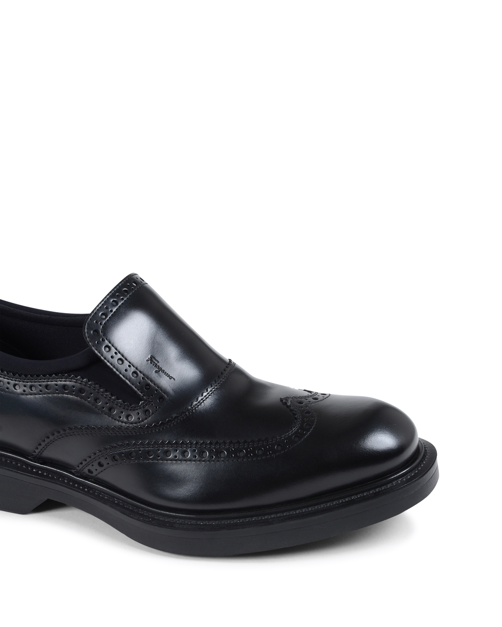 Zapatos brogue negros para hombre de Salvatore Ferragamo DOWLING