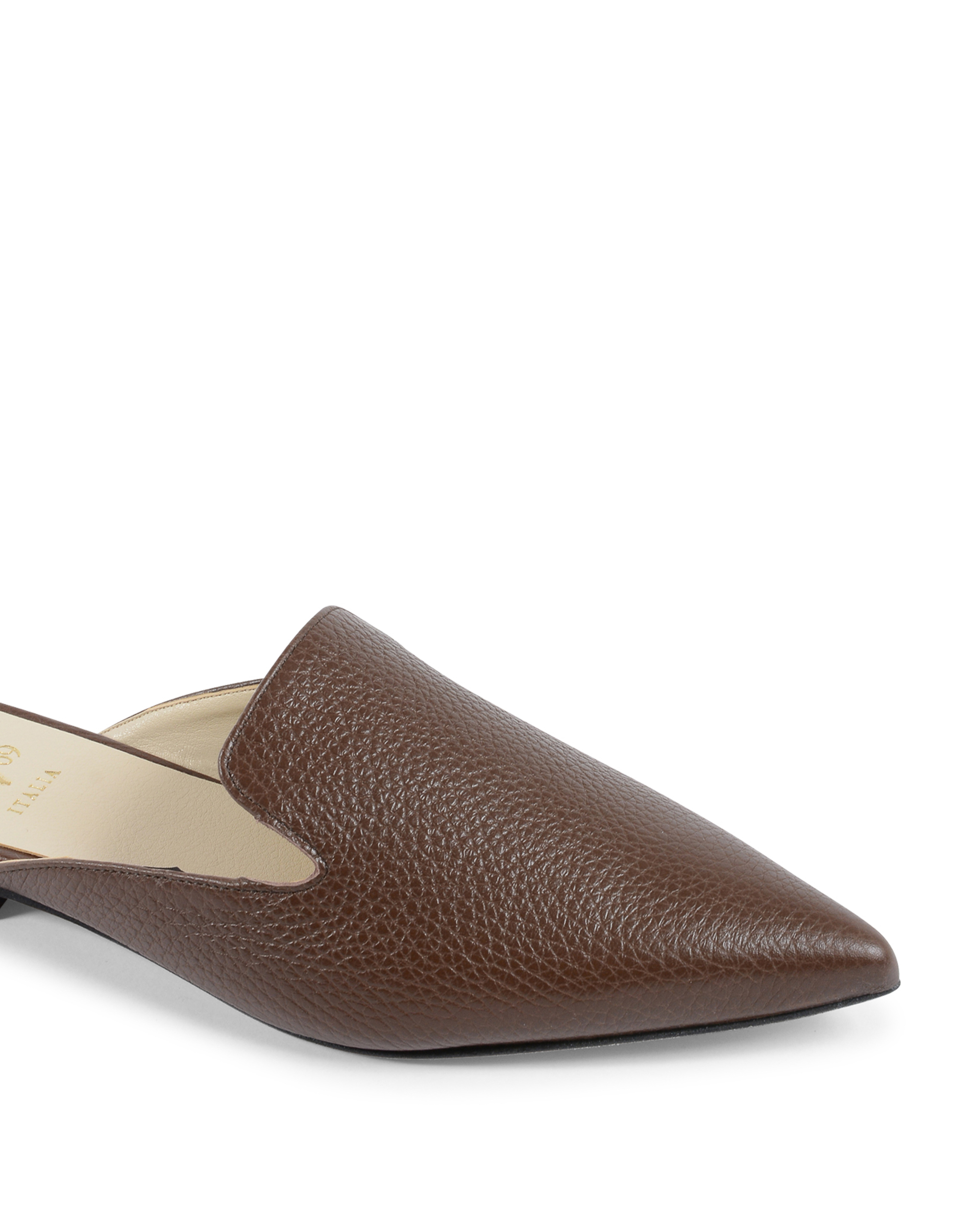 19V69 Italia Sandalias para mujer marrón oscuro SABOT DAMITA STAMPA CERVO MORO