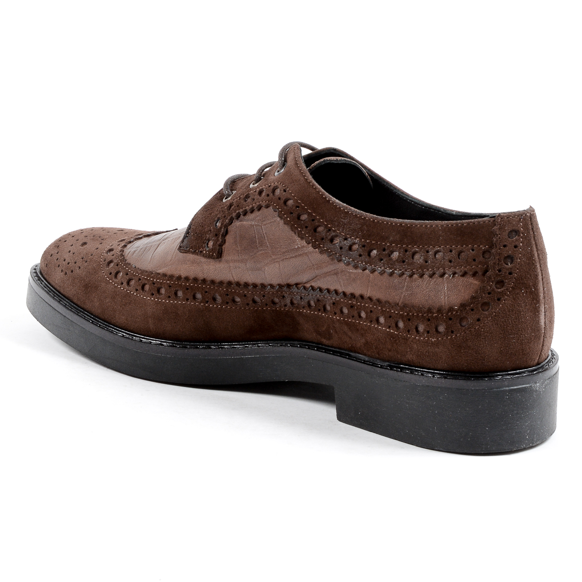 V 1969 Italia Zapato Brogue para Mujer Marrón TRENTO