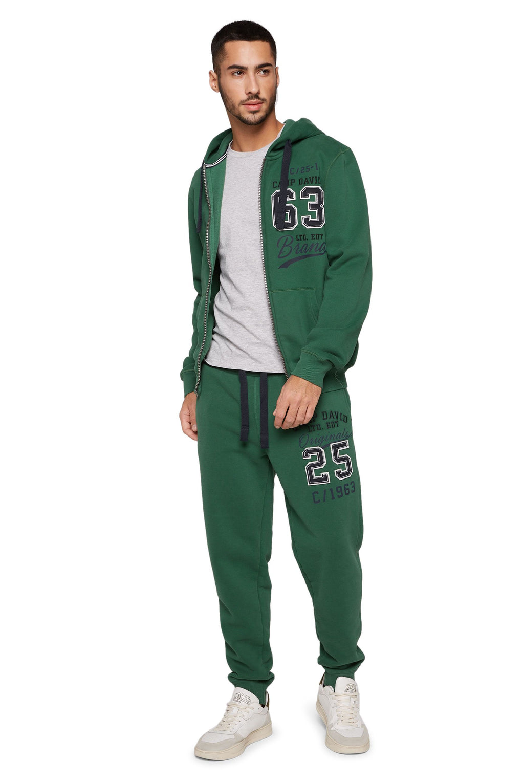 Chaqueta deportiva con capucha para hombre Camp David