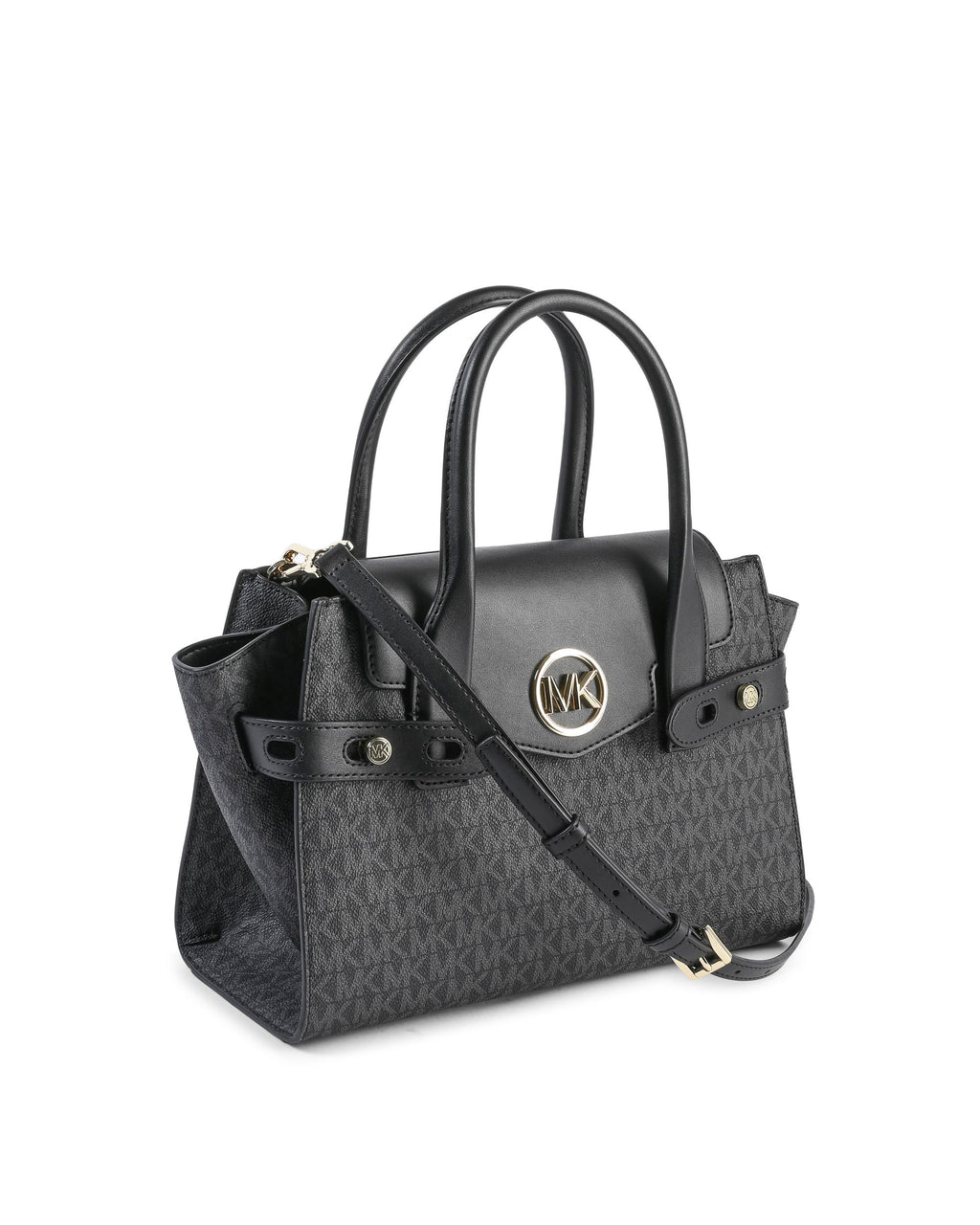 Bolso de mano mediano con solapa Michael Kors 35S2GNMS5B negro multi