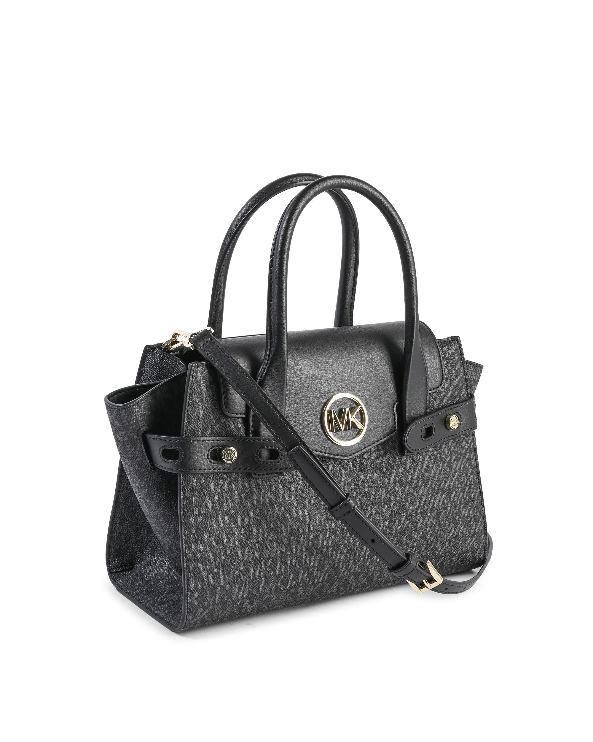 Bolso de mano mediano con solapa Michael Kors 35S2GNMS5B negro multi