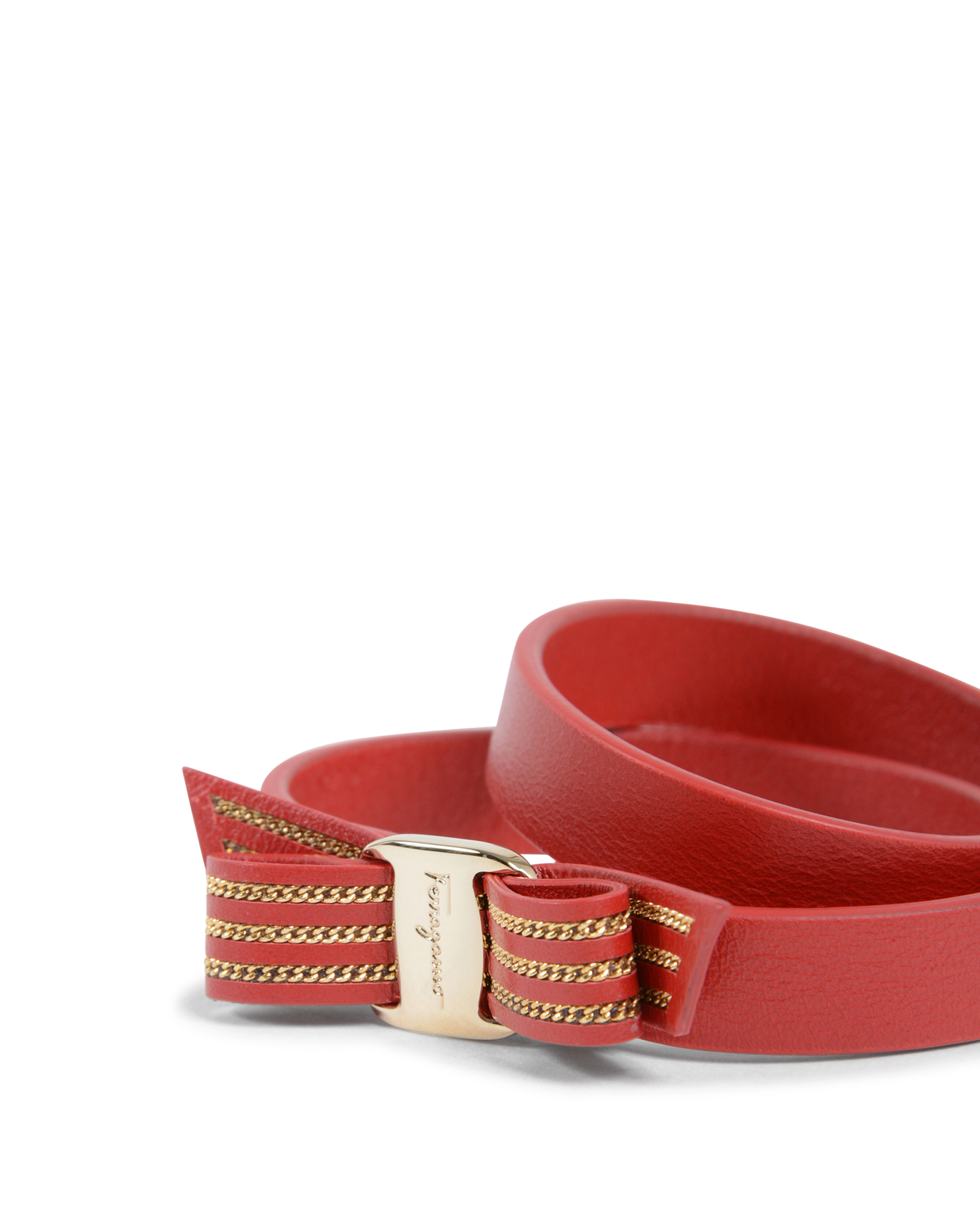 Pulsera Salvatore Ferragamo para mujer, color rojo, 762255 695748
